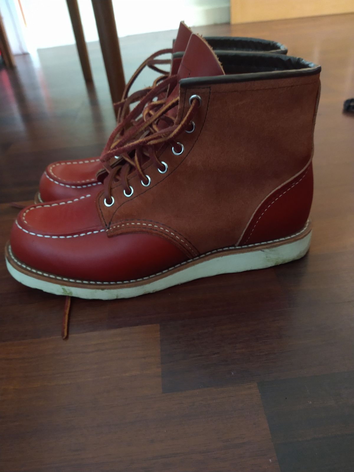 Photo by Alatariel on November 4, 2022 of the Red Wing 6-Inch Classic Moc in S.B. Foot Oro-Russet Portage.
