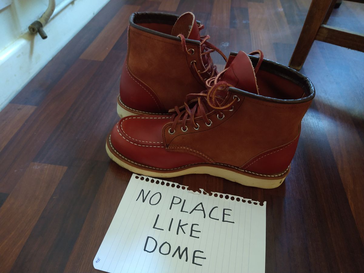 Photo by Alatariel on November 4, 2022 of the Red Wing 6-Inch Classic Moc in S.B. Foot Oro-Russet Portage.