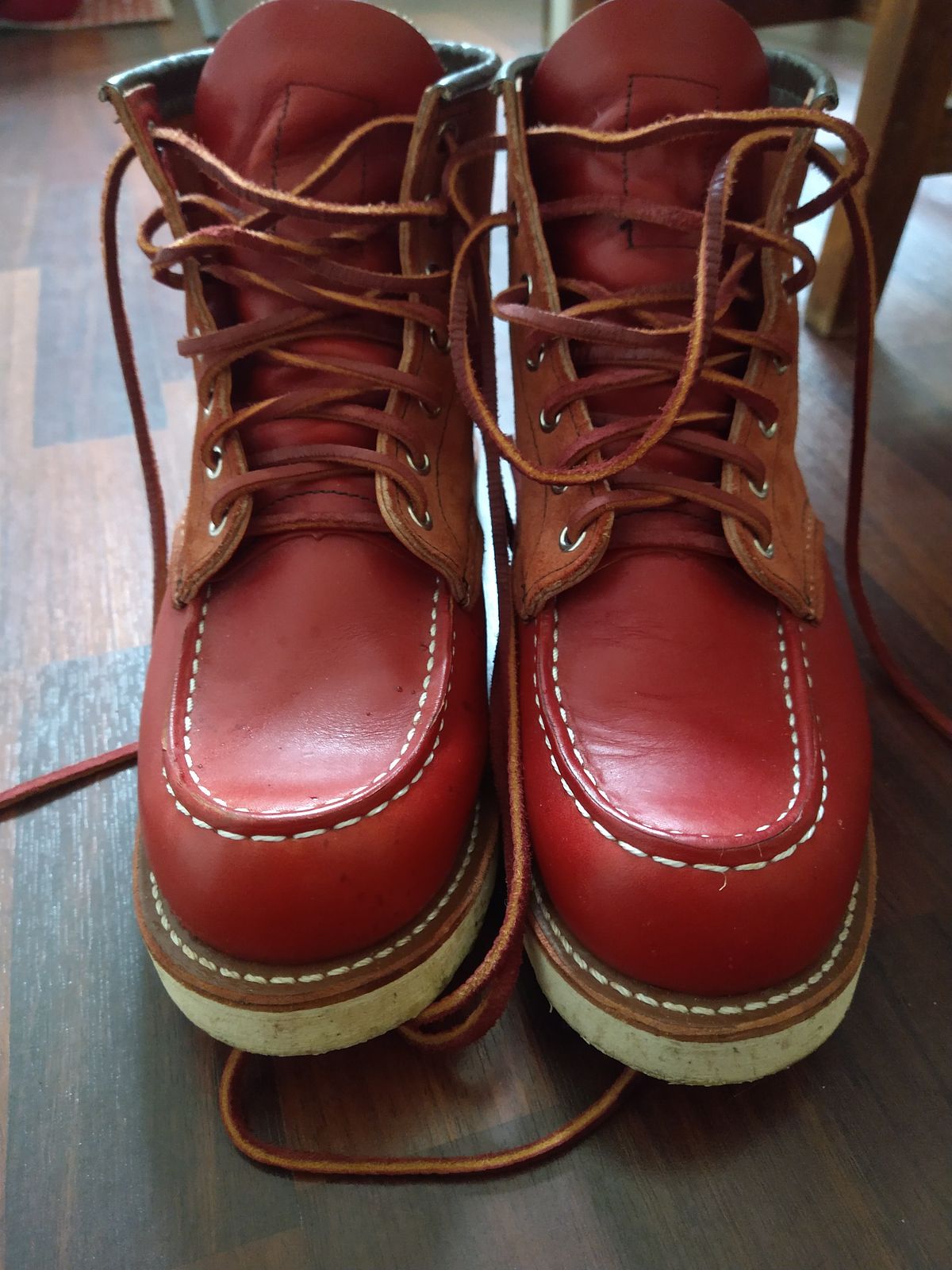 Photo by Alatariel on December 2, 2022 of the Red Wing 6-Inch Classic Moc in S.B. Foot Oro-Russet Portage.