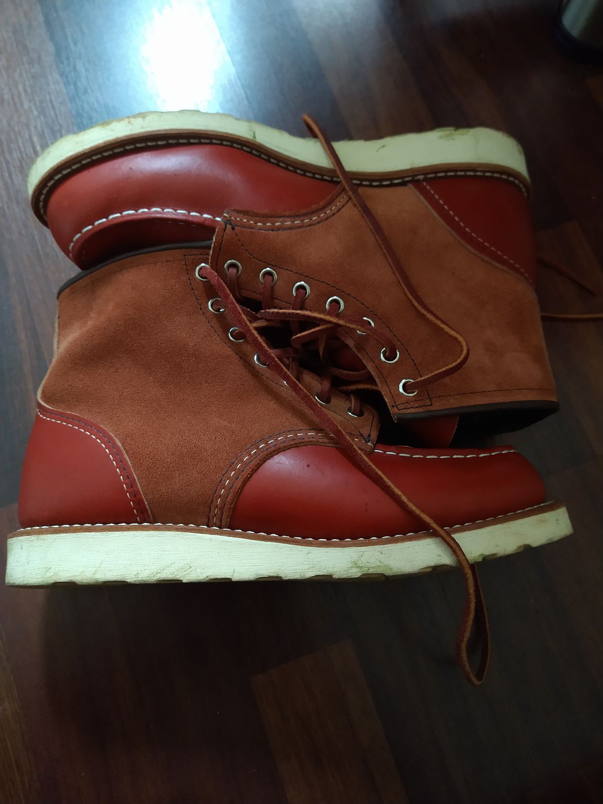 Photo by Alatariel on December 2, 2022 of the Red Wing 6-Inch Classic Moc in S.B. Foot Oro-Russet Portage.