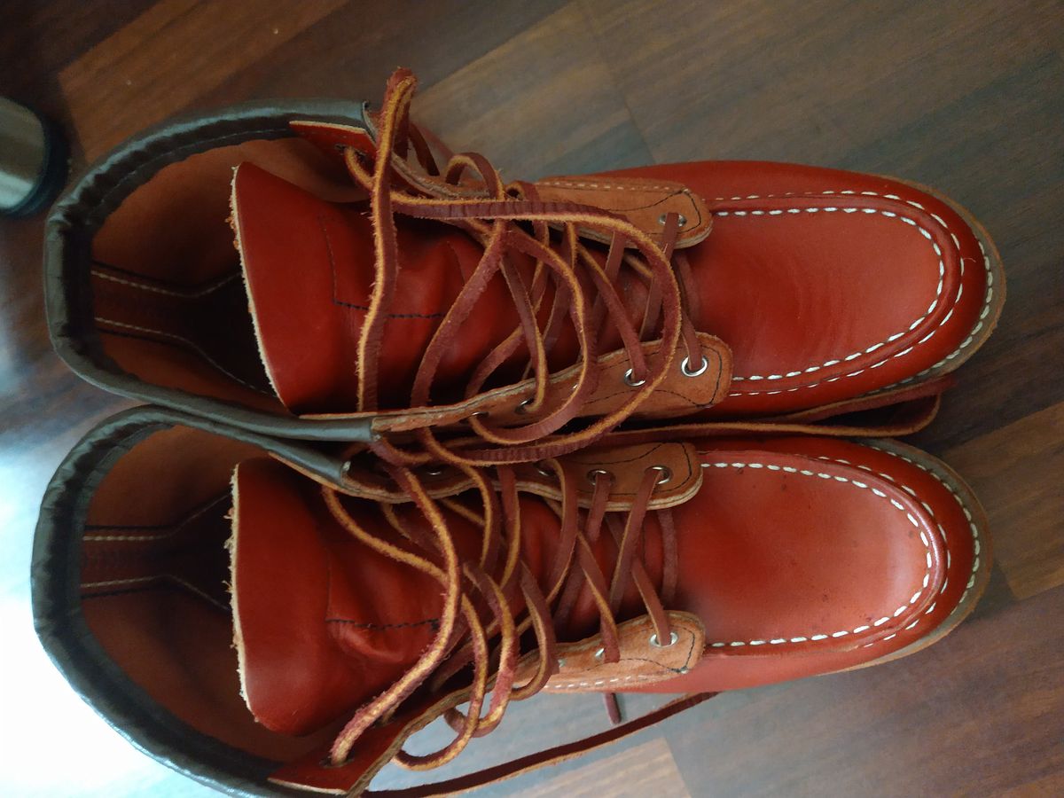 Photo by Alatariel on December 2, 2022 of the Red Wing 6-Inch Classic Moc in S.B. Foot Oro-Russet Portage.