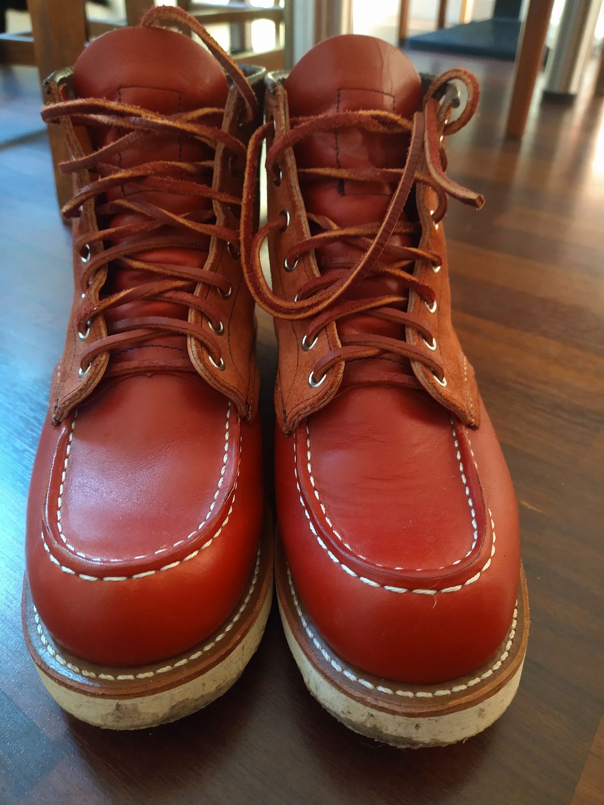 Photo by Alatariel on February 5, 2023 of the Red Wing 6-Inch Classic Moc in S.B. Foot Oro-Russet Portage.