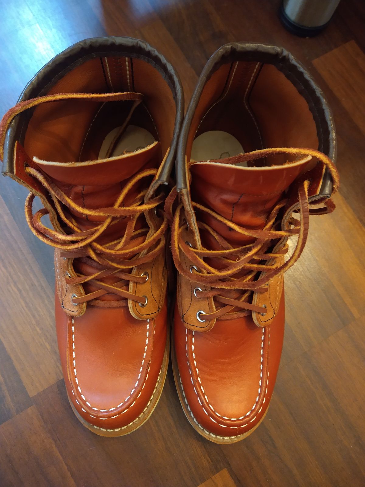 Photo by Alatariel on March 4, 2023 of the Red Wing 6-Inch Classic Moc in S.B. Foot Oro-Russet Portage.