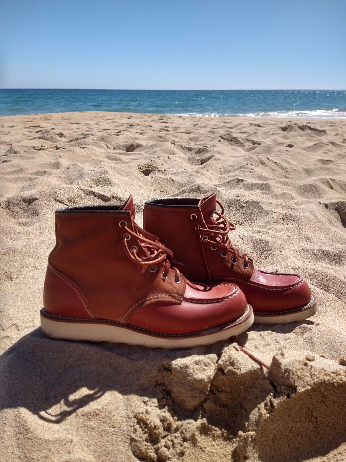 Photo by Alatariel on April 2, 2023 of the Red Wing 6-Inch Classic Moc in S.B. Foot Oro-Russet Portage.