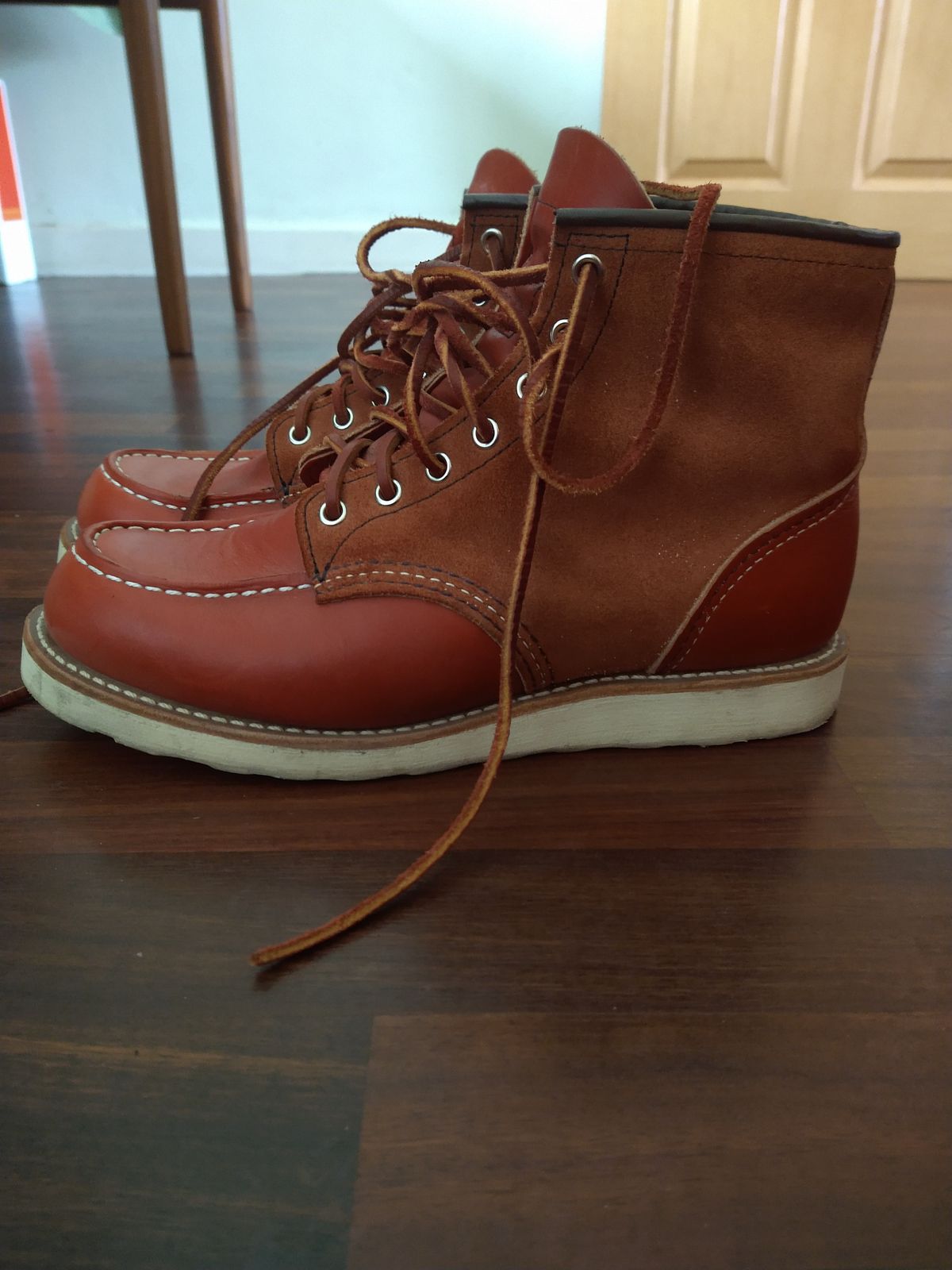 Photo by Alatariel on April 2, 2023 of the Red Wing 6-Inch Classic Moc in S.B. Foot Oro-Russet Portage.