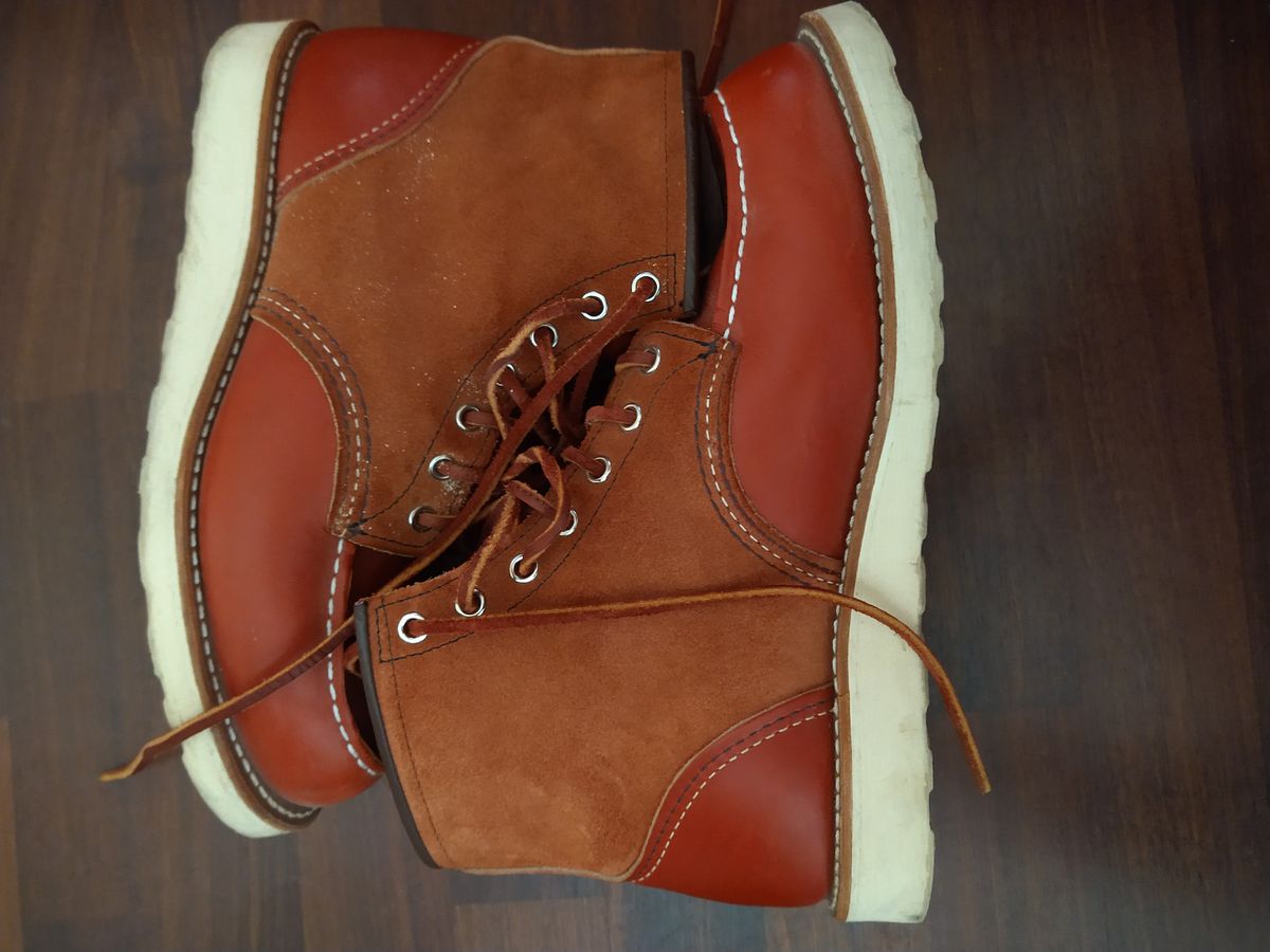 Photo by Alatariel on April 2, 2023 of the Red Wing 6-Inch Classic Moc in S.B. Foot Oro-Russet Portage.