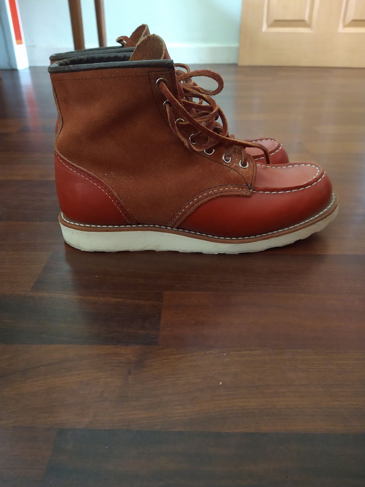 Photo by Alatariel on April 2, 2023 of the Red Wing 6-Inch Classic Moc in S.B. Foot Oro-Russet Portage.
