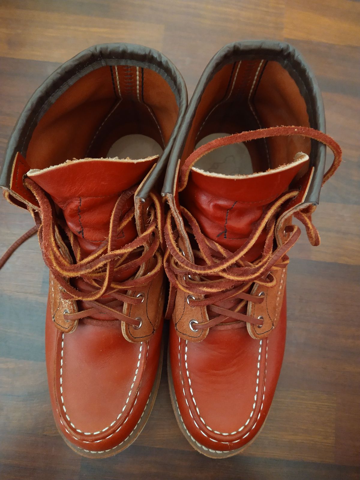 Photo by Alatariel on April 2, 2023 of the Red Wing 6-Inch Classic Moc in S.B. Foot Oro-Russet Portage.