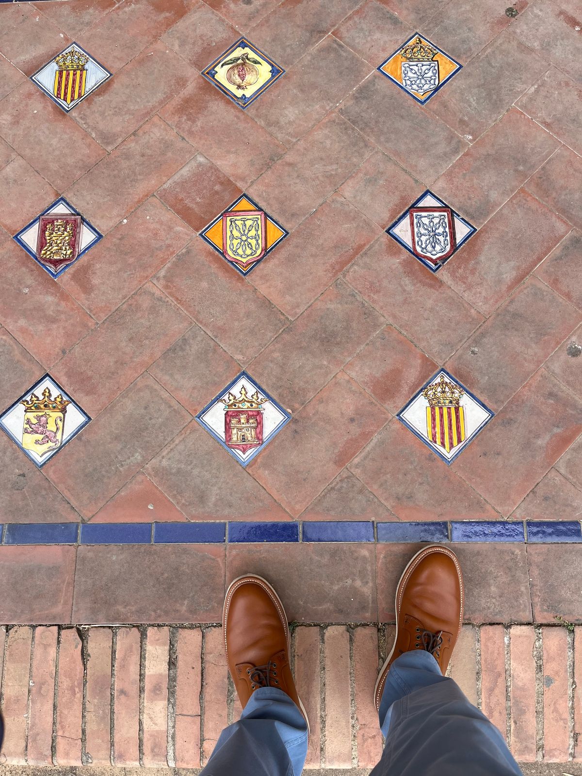 Photo by Bota71 on June 23, 2022 of the Grant Stone Plain Toe Blucher in Badalassi Carlo Saddle Tan Minerva.