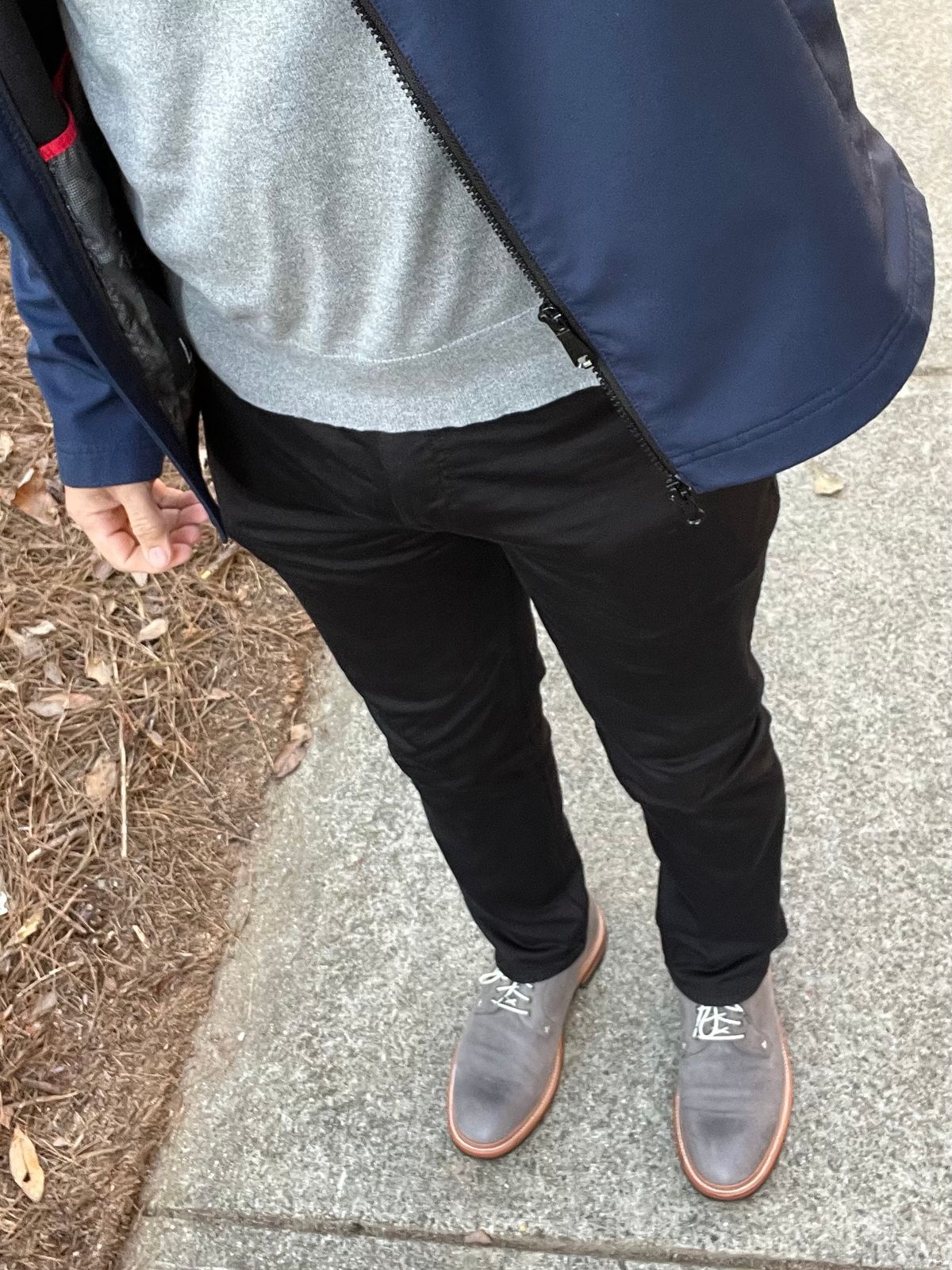 Photo by Bota71 on February 20, 2024 of the Grant Stone Plain Toe Blucher in C.F. Stead Storm Kudu.