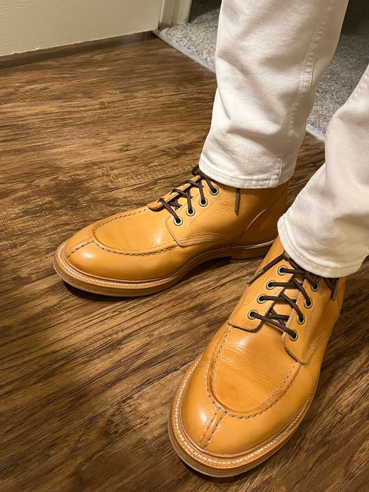 Photo by Bota71 on February 6, 2023 of the Grant Stone Ottawa Boot in Badalassi Carlo Natural Minerva.