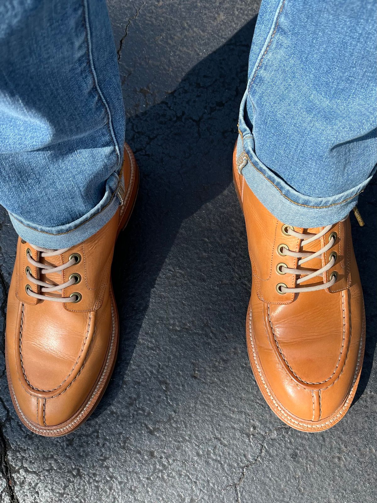 Photo by Bota71 on June 3, 2023 of the Grant Stone Ottawa Boot in Badalassi Carlo Natural Minerva.