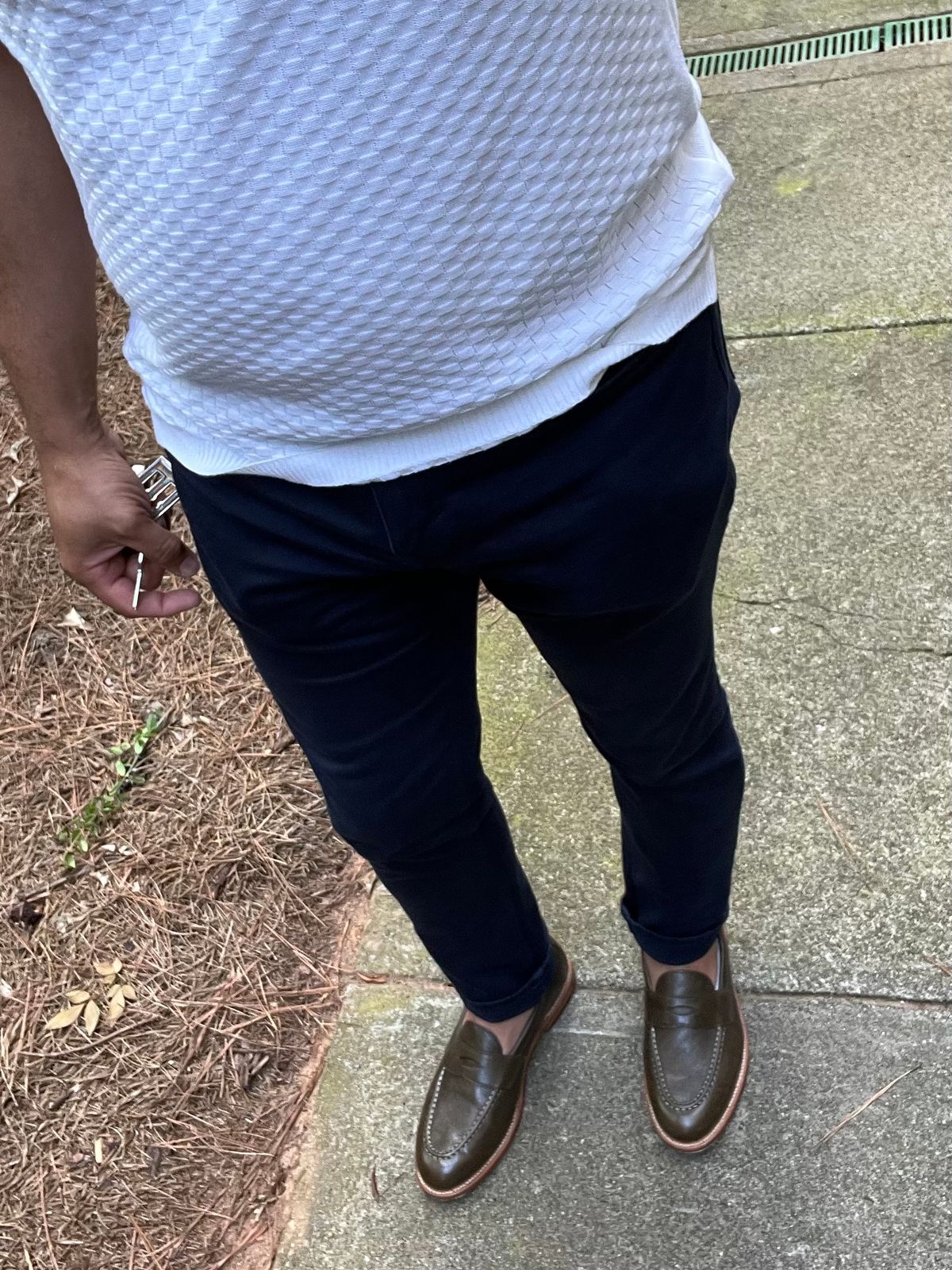 Photo by Bota71 on August 5, 2023 of the Grant Stone Traveler Loafer in Incas Jungle Kangaroo.