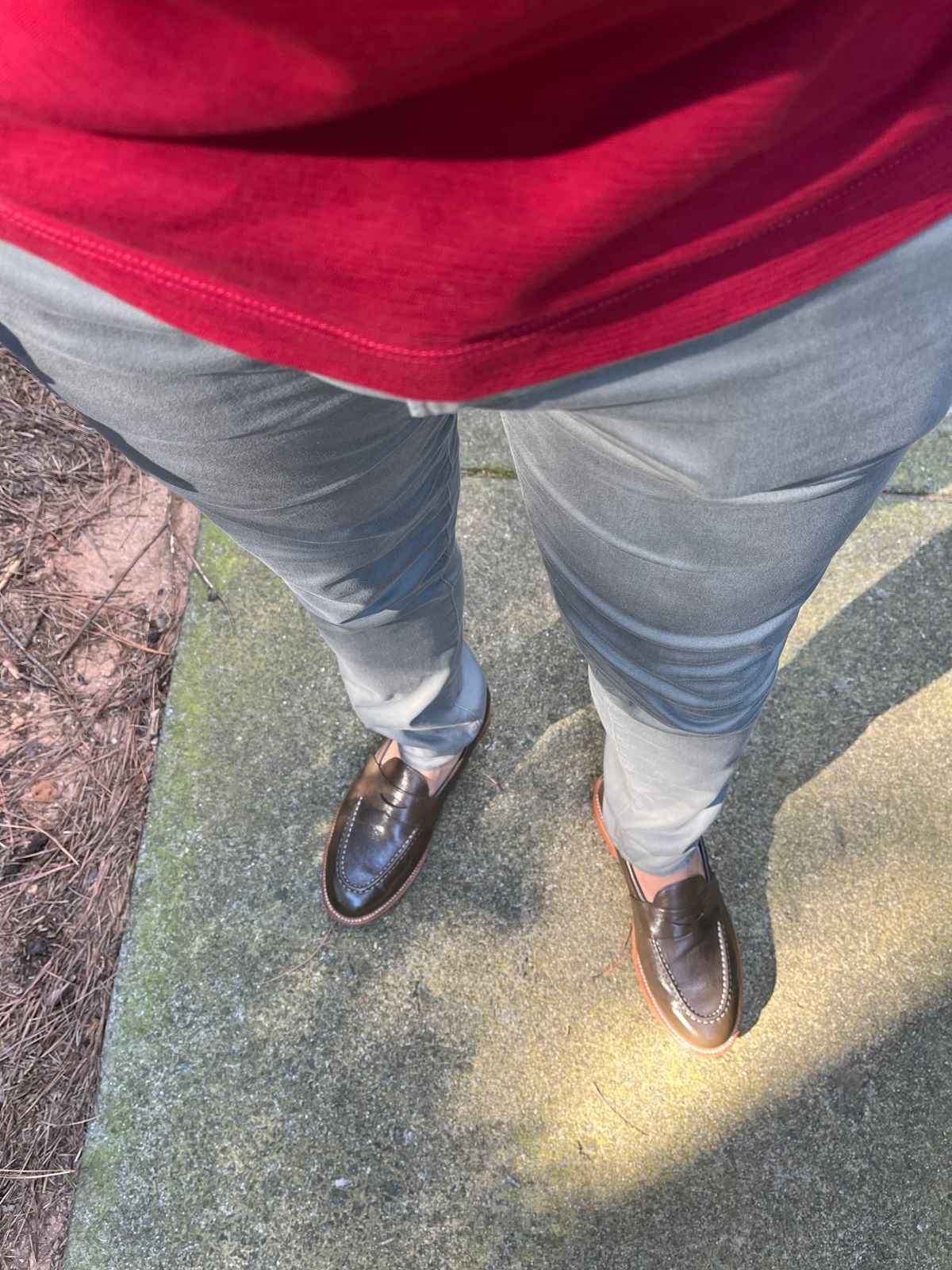 Photo by Bota71 on August 18, 2023 of the Grant Stone Traveler Loafer in Incas Jungle Kangaroo.