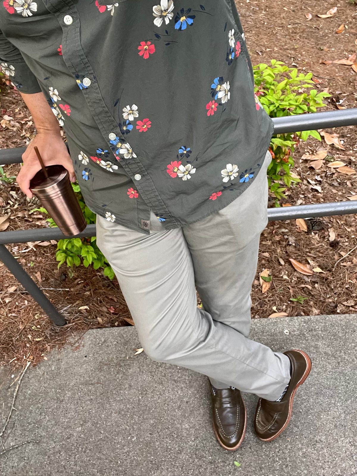 Photo by Bota71 on April 25, 2024 of the Grant Stone Traveler Loafer in Incas Jungle Kangaroo.