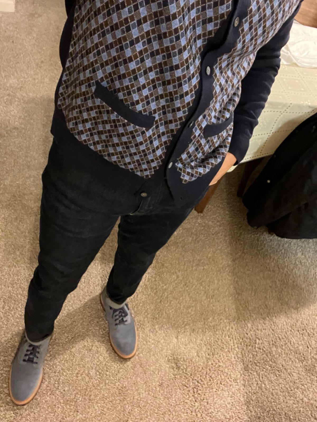 Photo by Bota71 on December 24, 2022 of the Grant Stone Diesel Boot in C.F. Stead Sky Kudu Reverse.