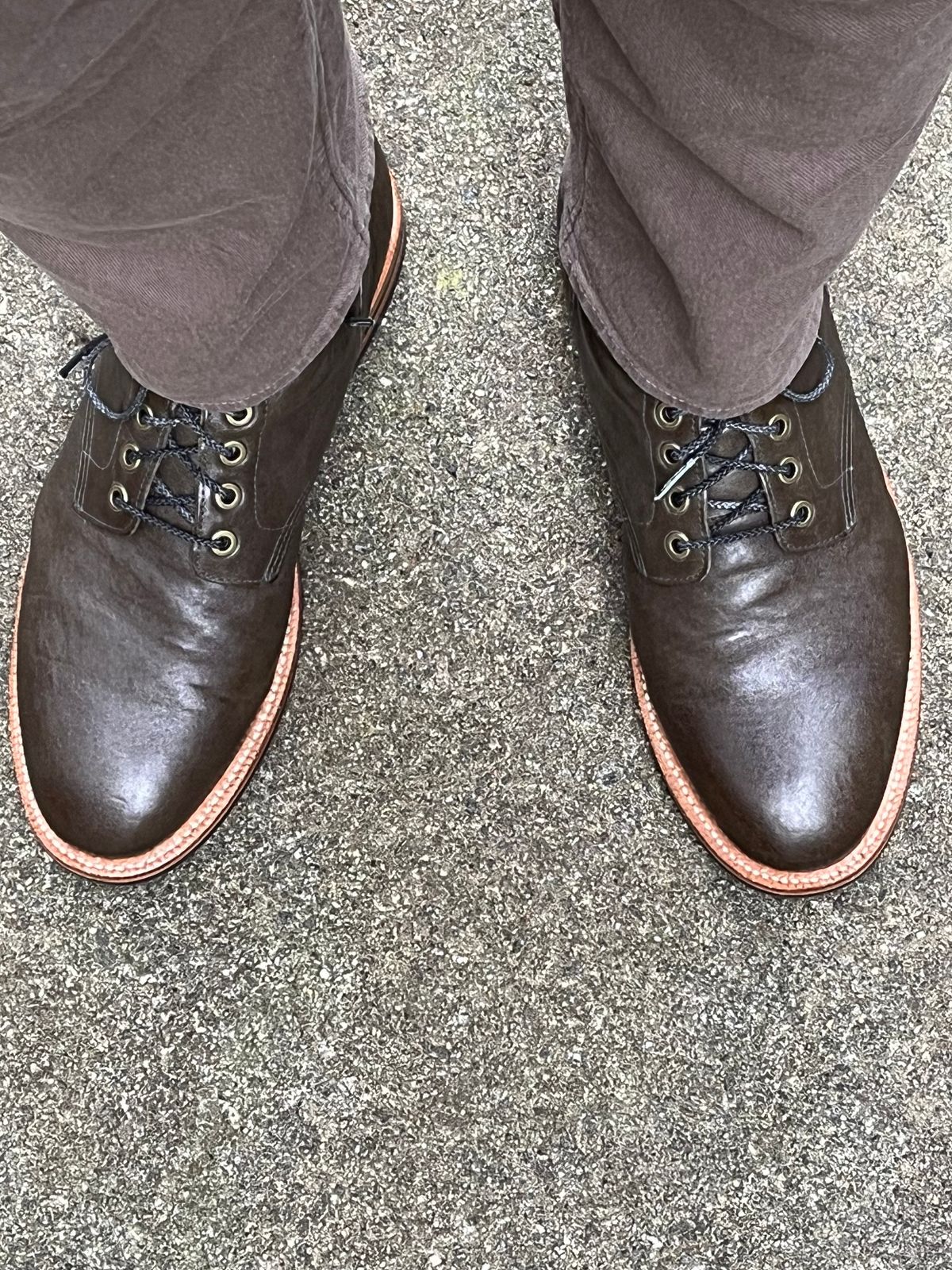 Photo by Bota71 on October 19, 2023 of the Grant Stone Diesel Boot in Incas Jungle Kangaroo.