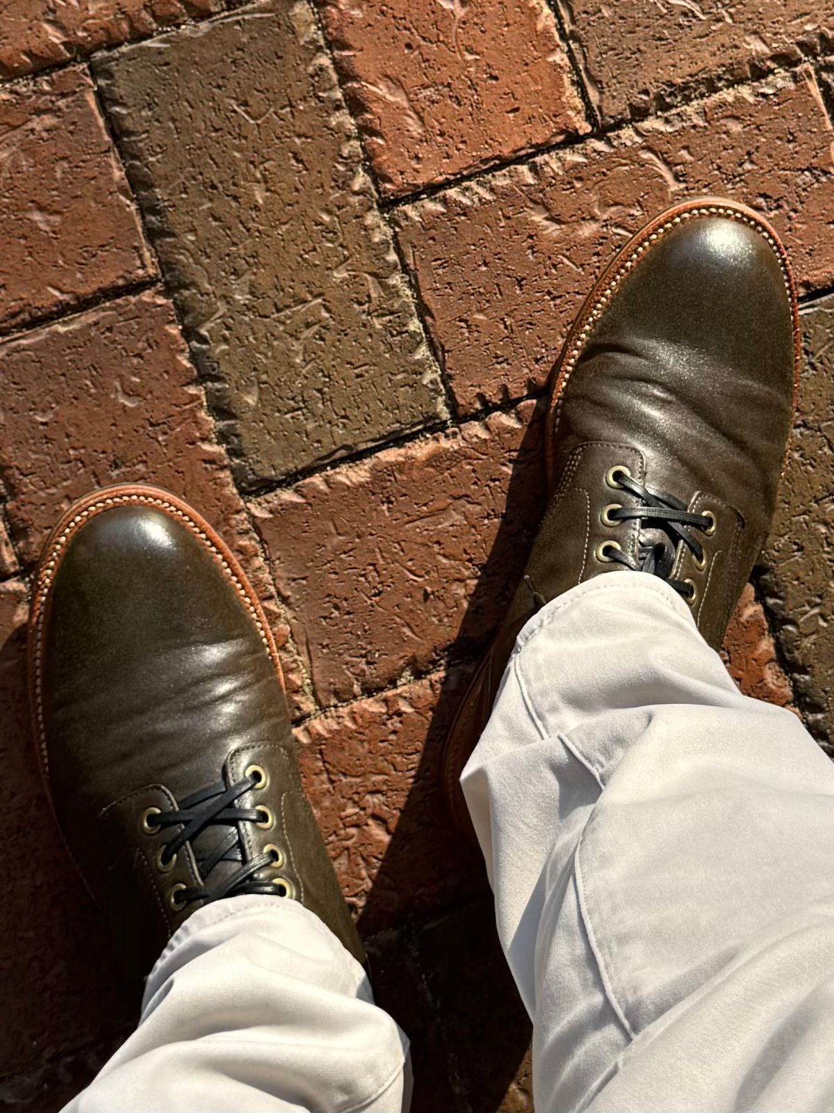 Photo by Bota71 on March 22, 2026 of the Grant Stone Diesel Boot in Incas Jungle Kangaroo.