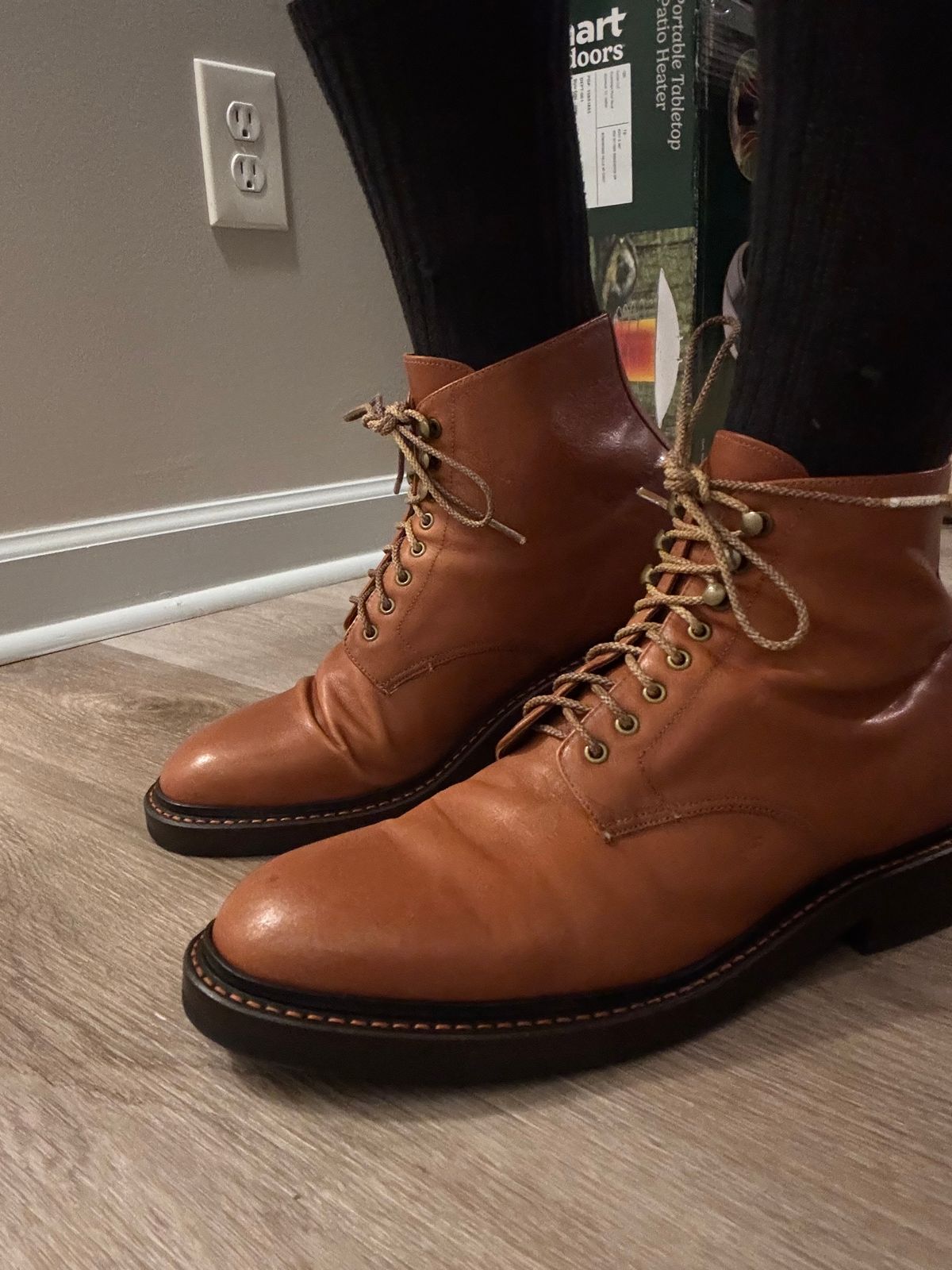 Photo by Bota71 on March 13, 2026 of the Grant Stone Edward Boot in Incas Rust Kangaroo.