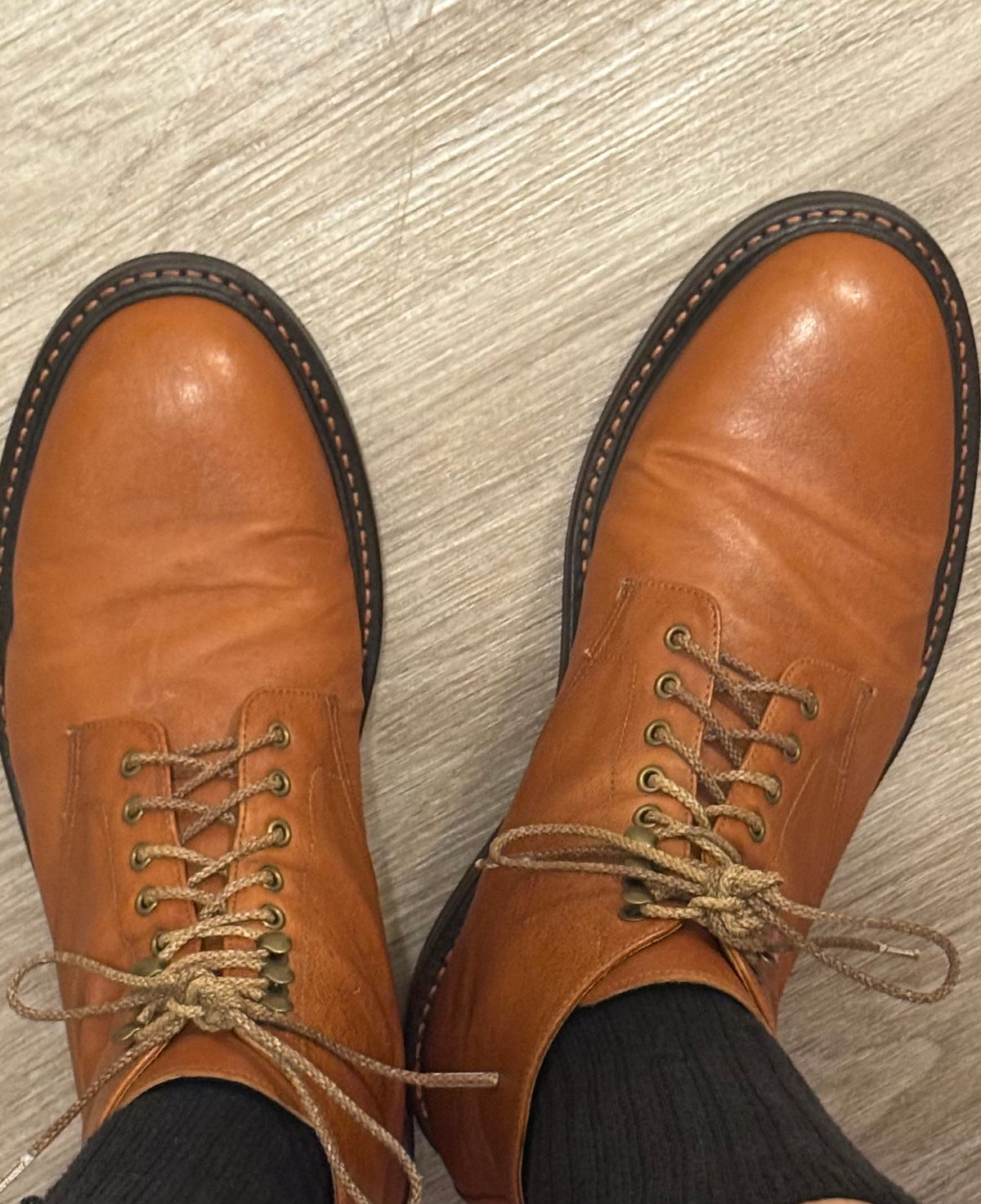 Photo by Bota71 on March 13, 2026 of the Grant Stone Edward Boot in Incas Rust Kangaroo.