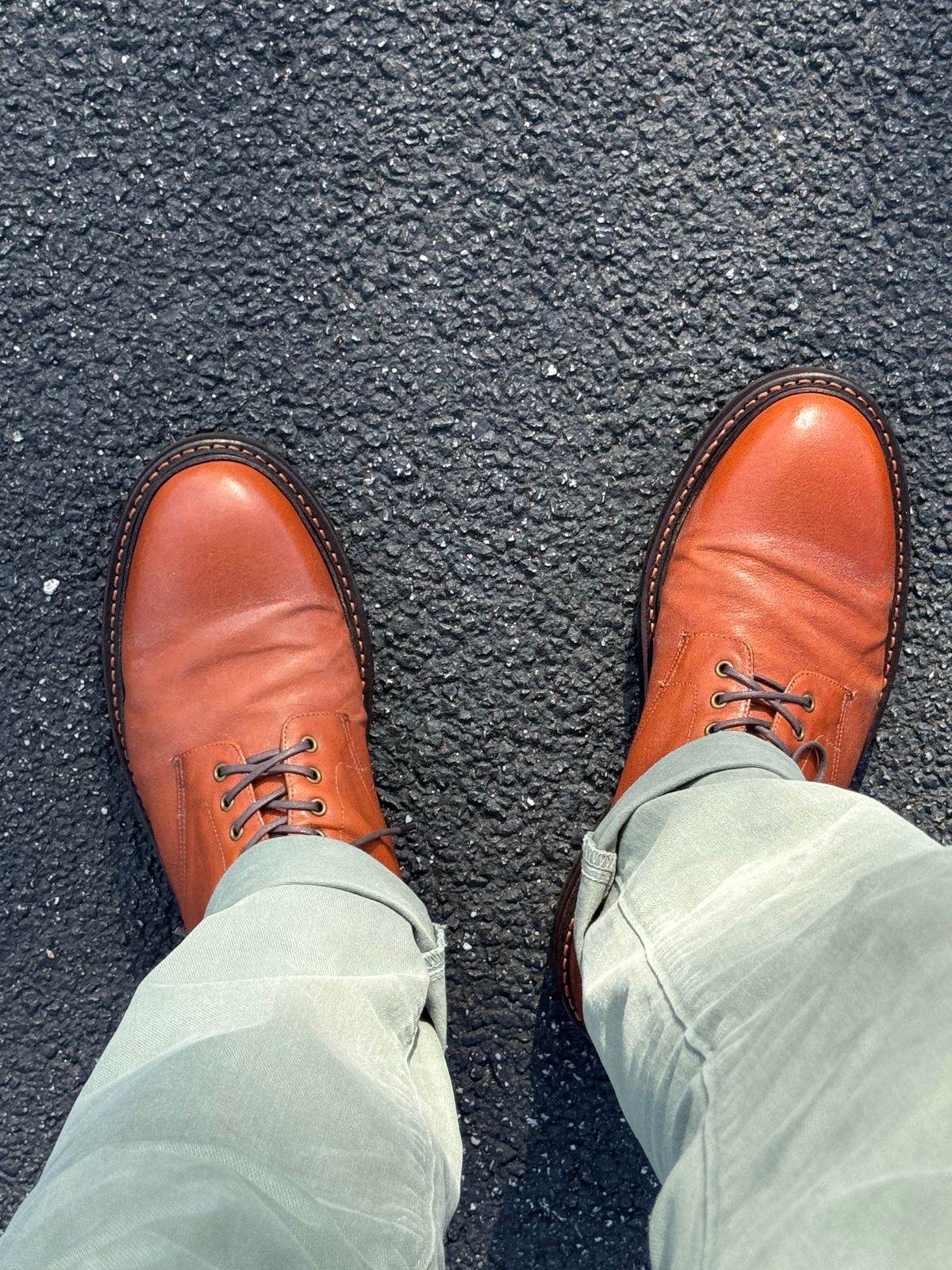 Photo by Bota71 on June 27, 2026 of the Grant Stone Edward Boot in Incas Rust Kangaroo.
