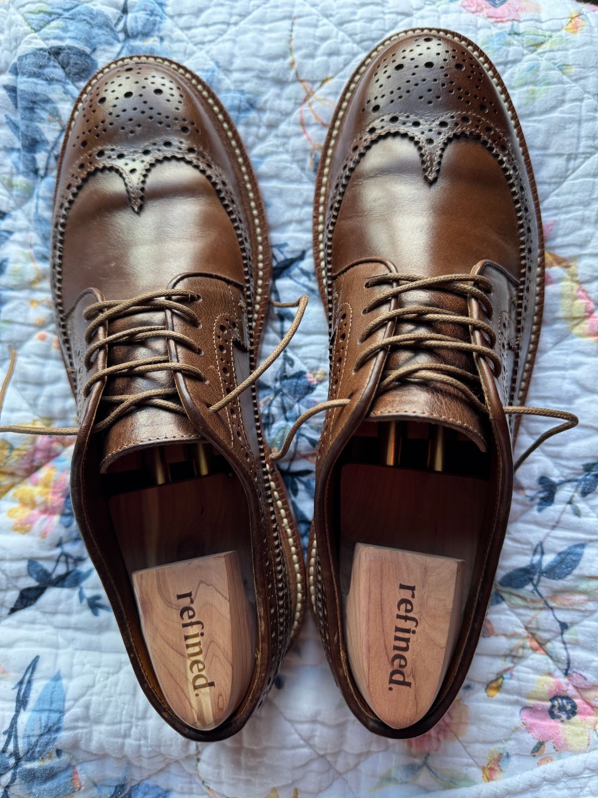 Photo by Bota71 on February 27, 2026 of the Grant Stone Longwing in Horween Dune Chromexcel.