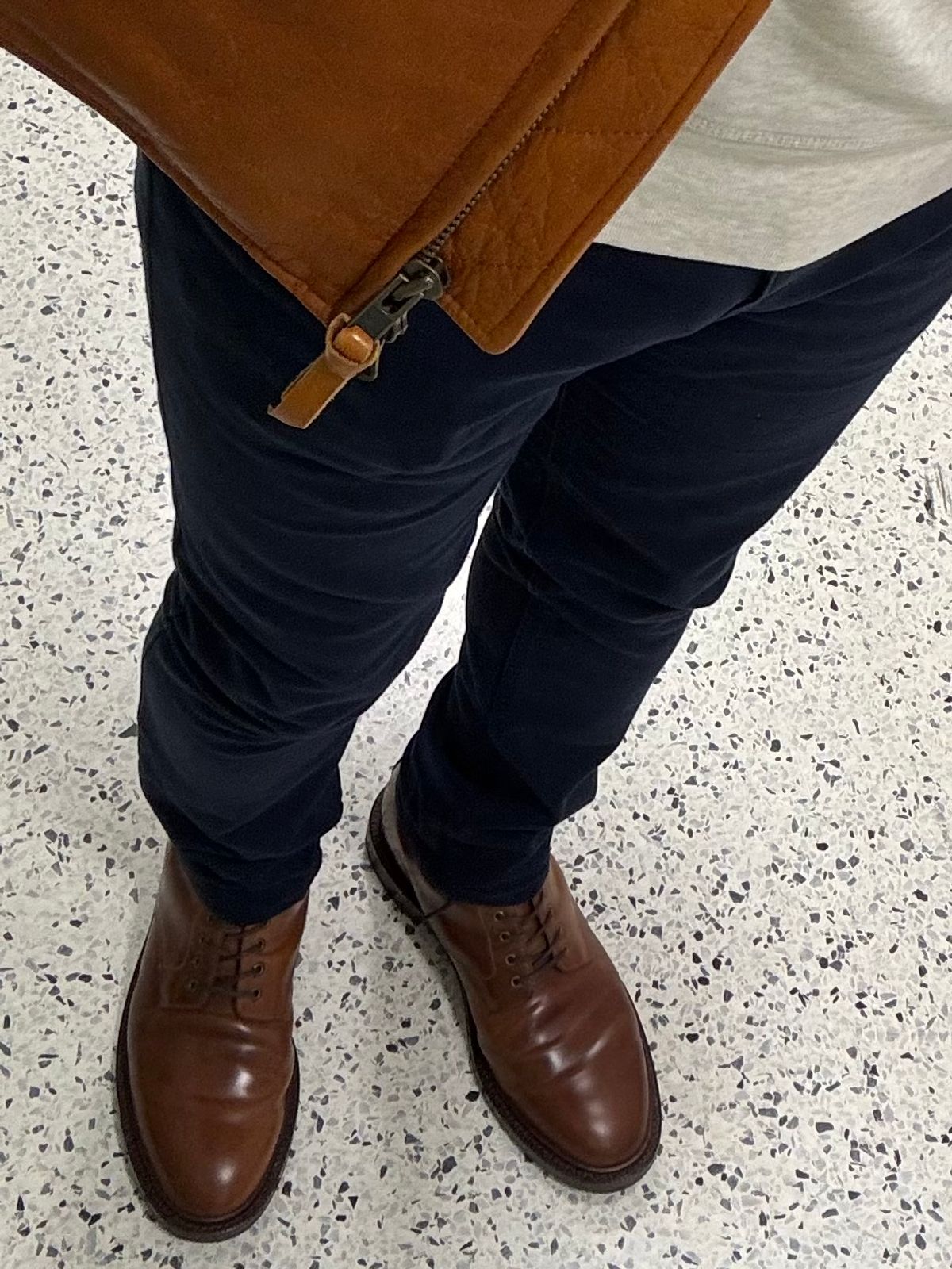 Photo by Bota71 on February 22, 2026 of the Grant Stone Edward Boot in Horween Honey Glazed Shell Cordovan.