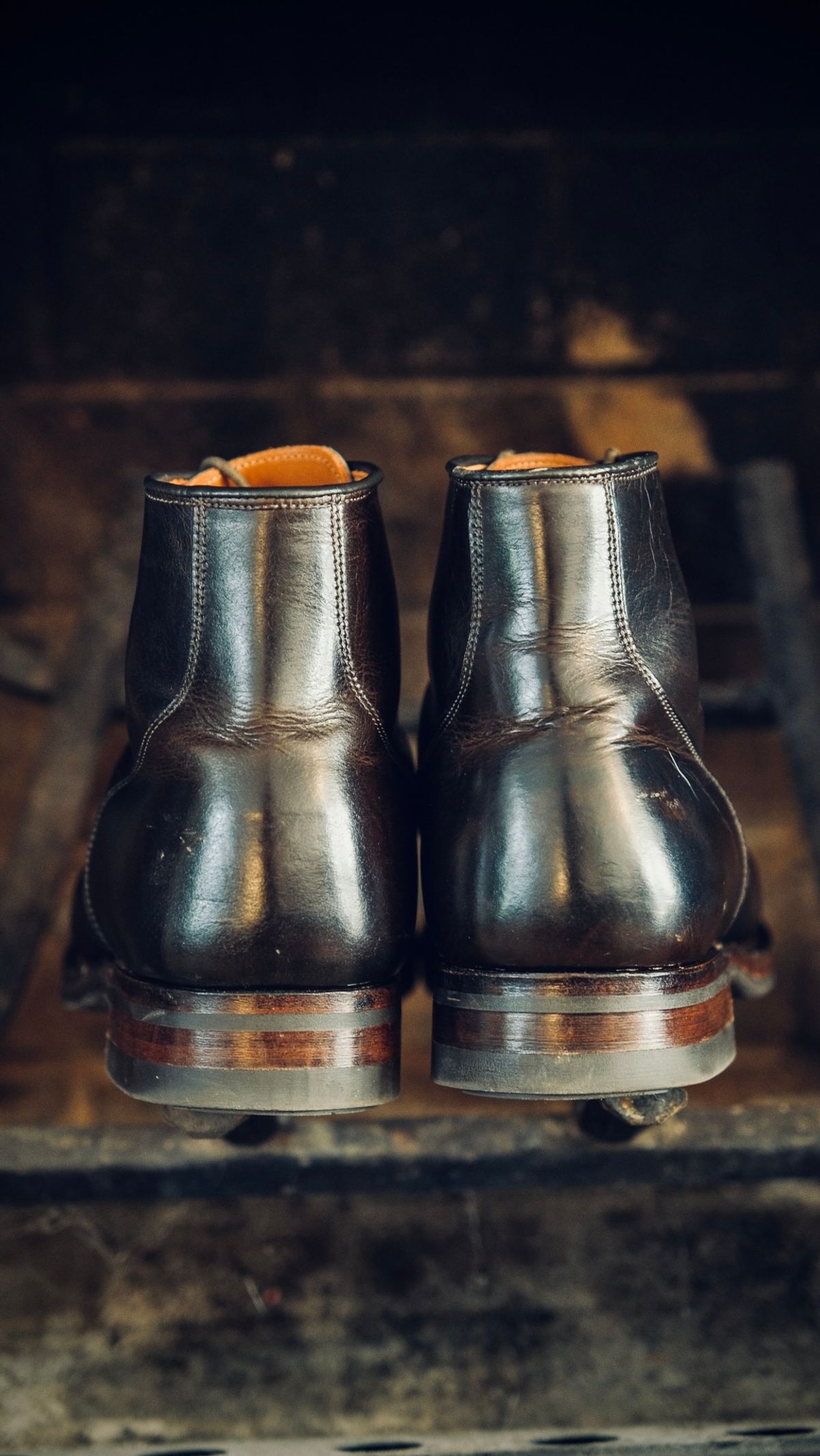 Photo by yuswang on October 22, 2024 of the Viberg Service Boot in Gallun Moose Viking Calf.