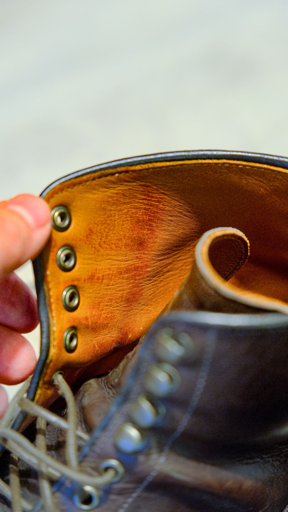 Photo by yuswang on December 24, 2024 of the Viberg Service Boot in Gallun Moose Viking Calf.