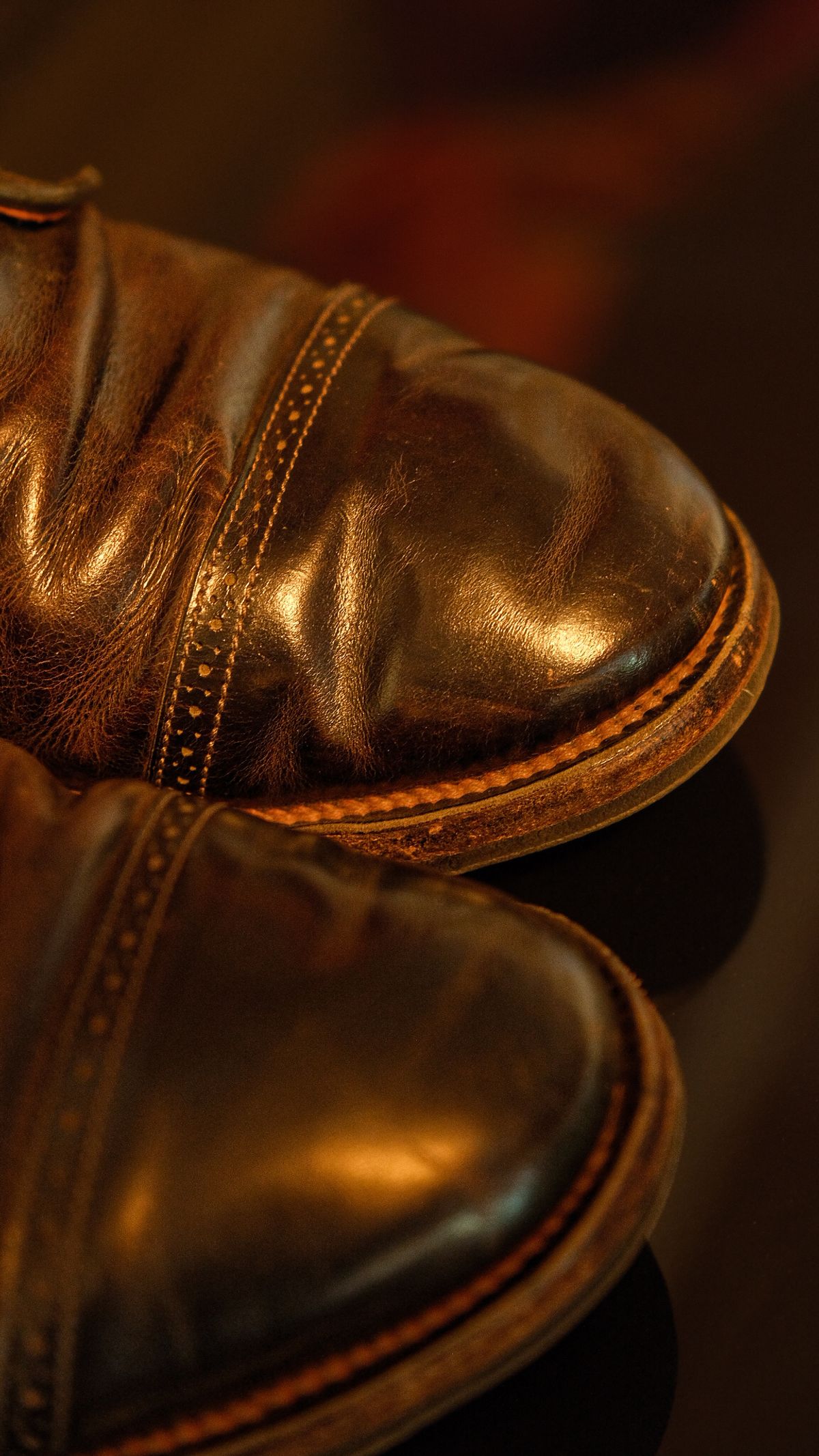 Photo by yuswang on February 26, 2025 of the Viberg Service Boot in Gallun Moose Viking Calf.