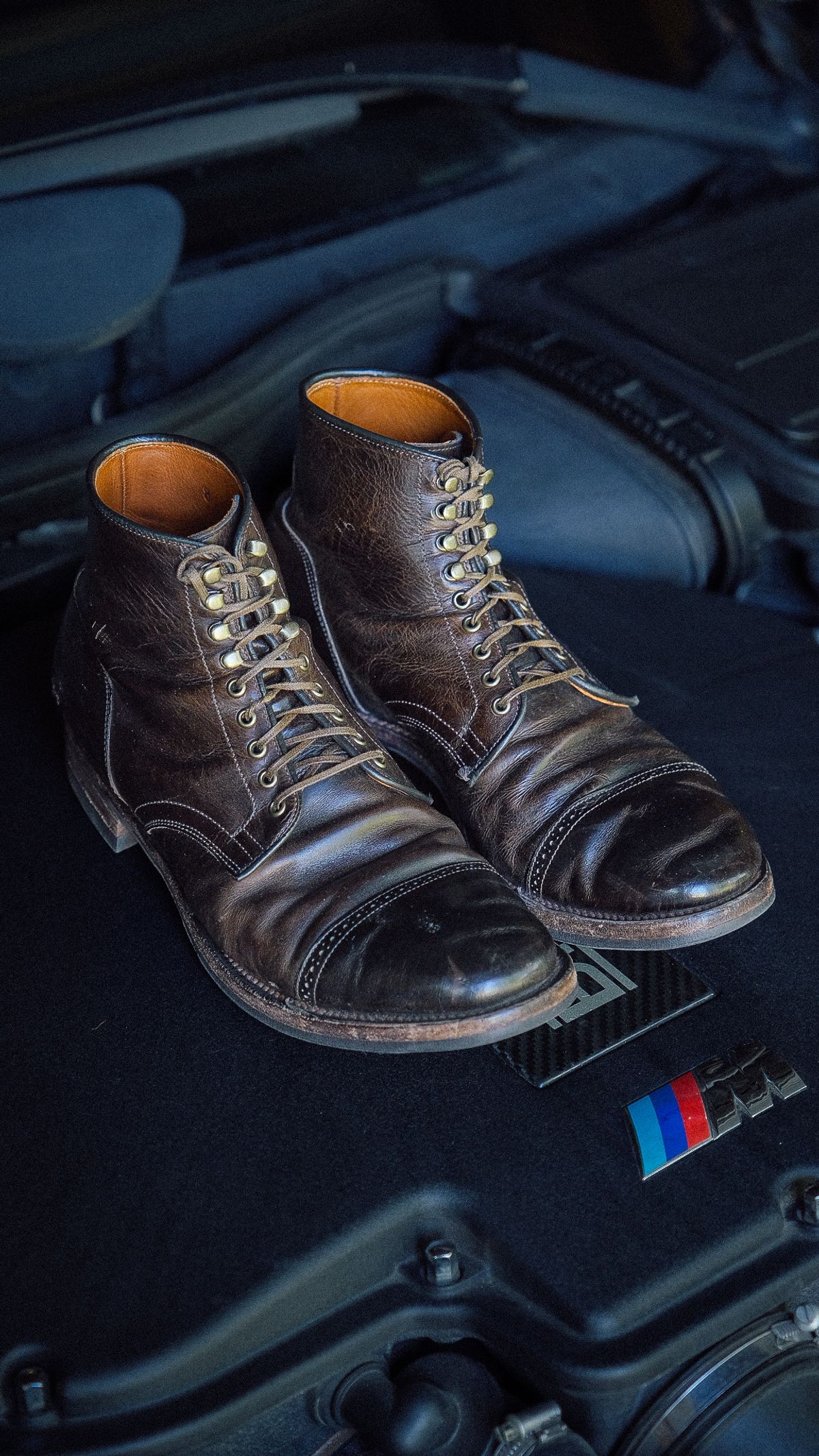 Photo by yuswang on February 26, 2025 of the Viberg Service Boot in Gallun Moose Viking Calf.