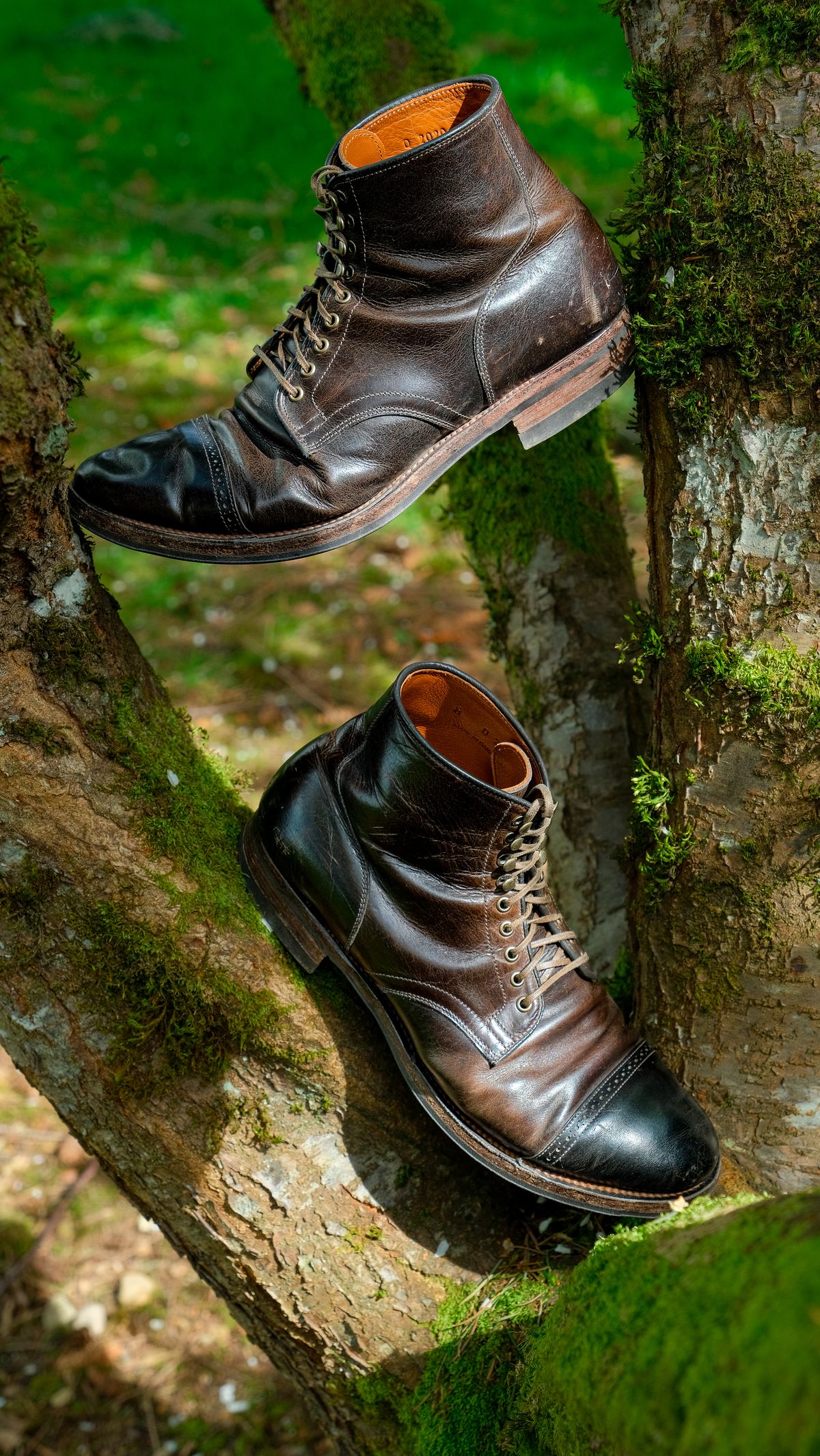 Photo by yuswang on March 31, 2025 of the Viberg Service Boot in Gallun Moose Viking Calf.