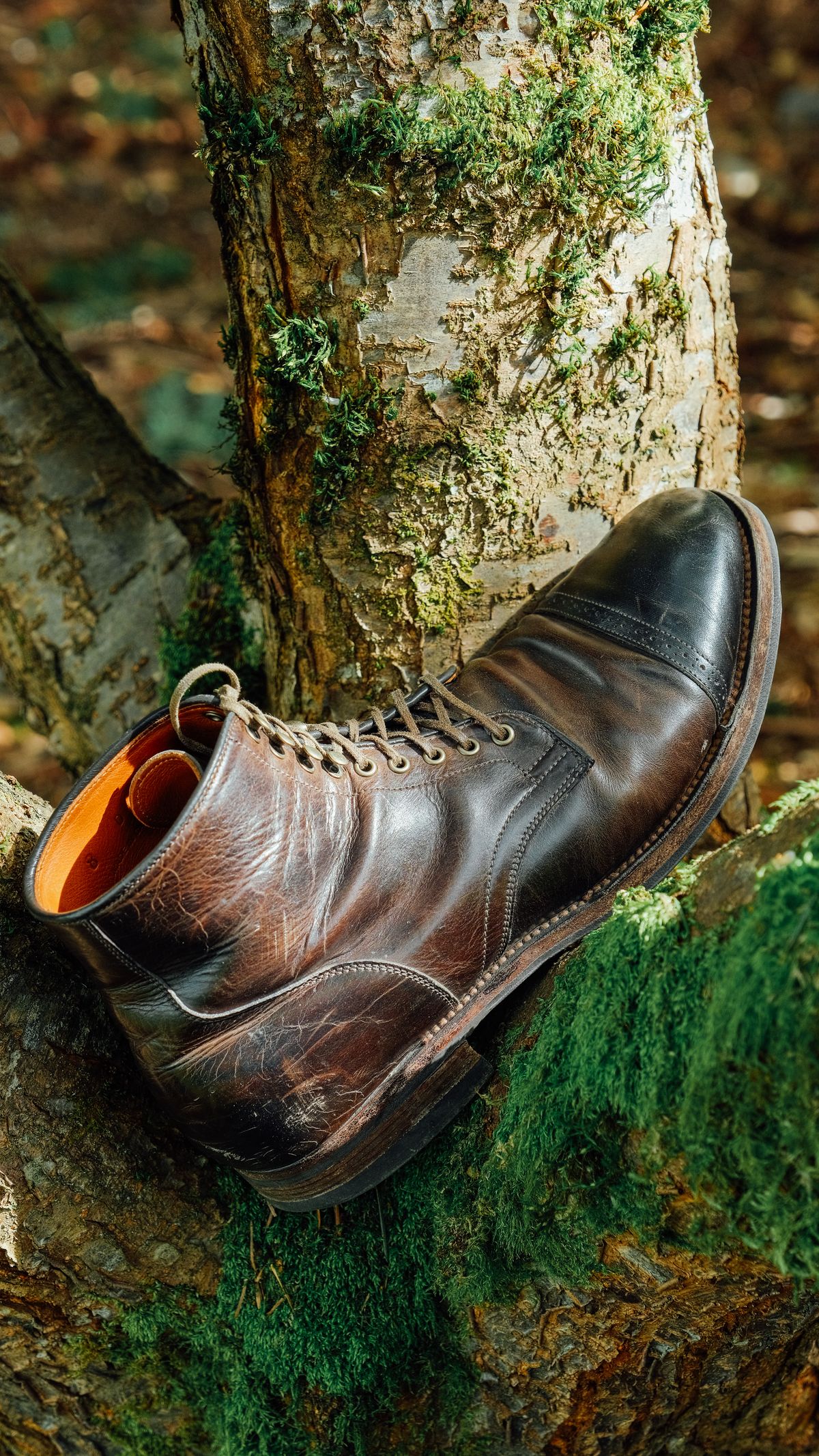 Photo by yuswang on March 31, 2025 of the Viberg Service Boot in Gallun Moose Viking Calf.