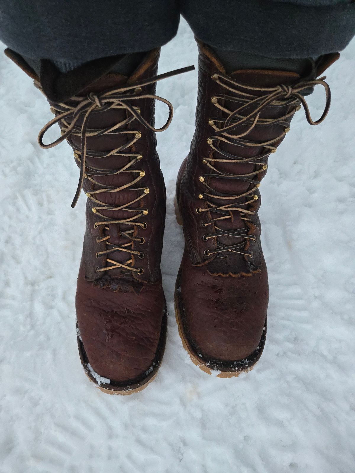 Photo by Cradd710 on January 10, 2025 of the JK Boots O.T. in Bison Smooth.