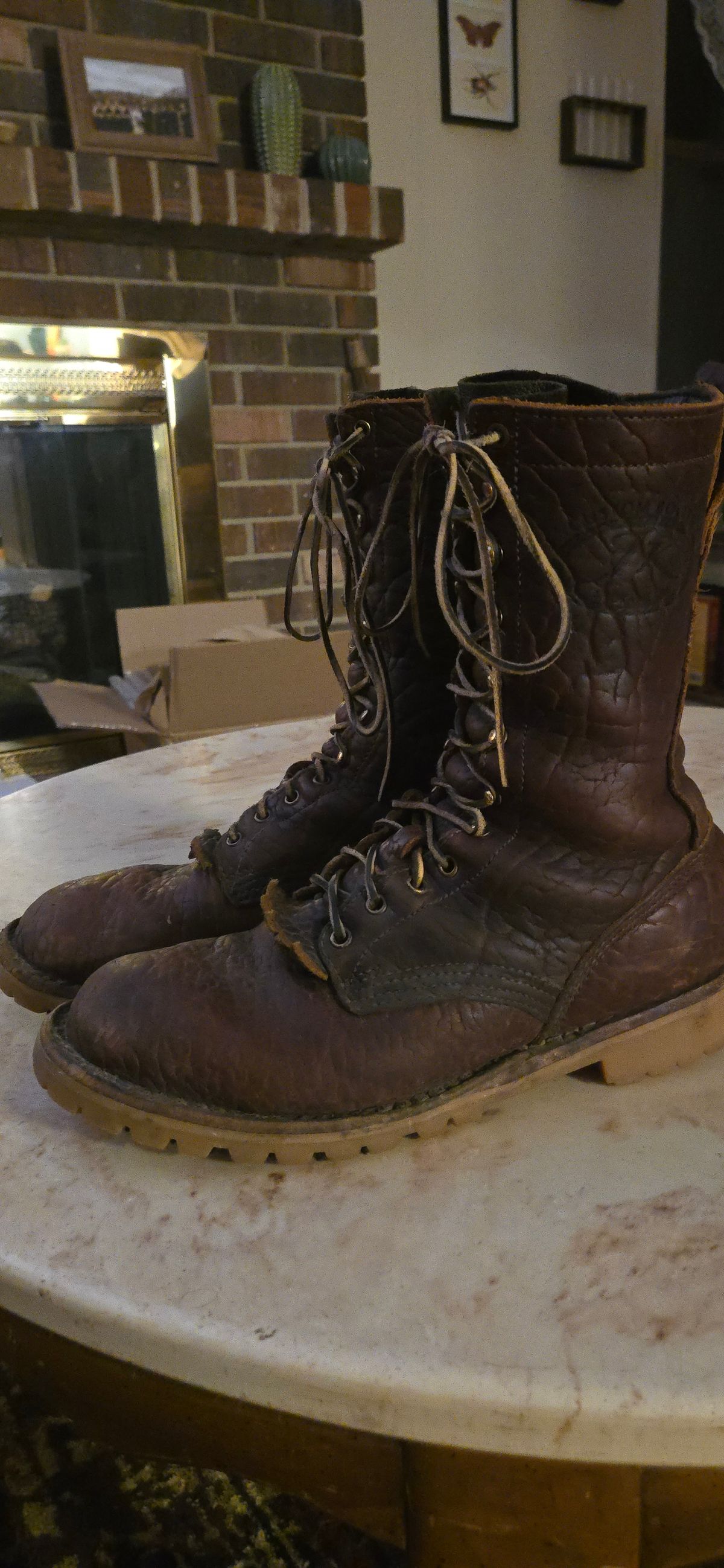 Photo by Cradd710 on October 1, 2025 of the JK Boots O.T. in Bison Smooth.