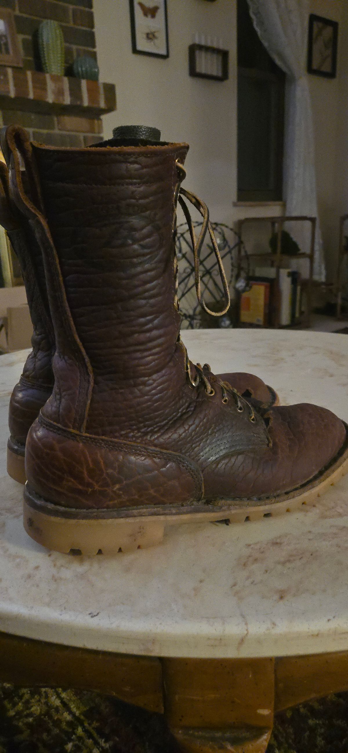 Photo by Cradd710 on October 1, 2025 of the JK Boots O.T. in Bison Smooth.