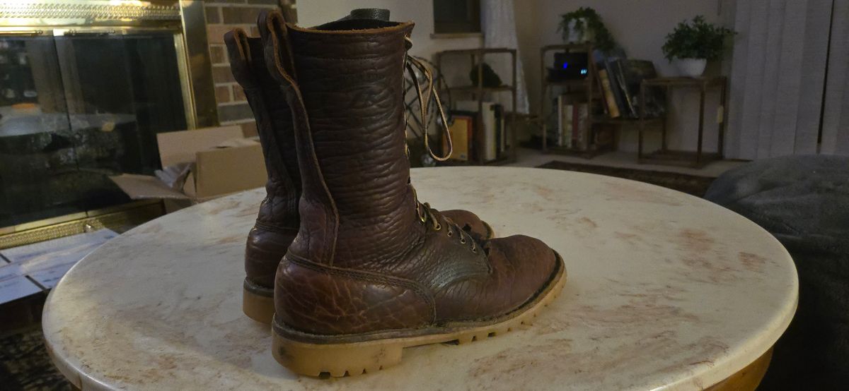 Photo by Cradd710 on October 1, 2025 of the JK Boots O.T. in Bison Smooth.