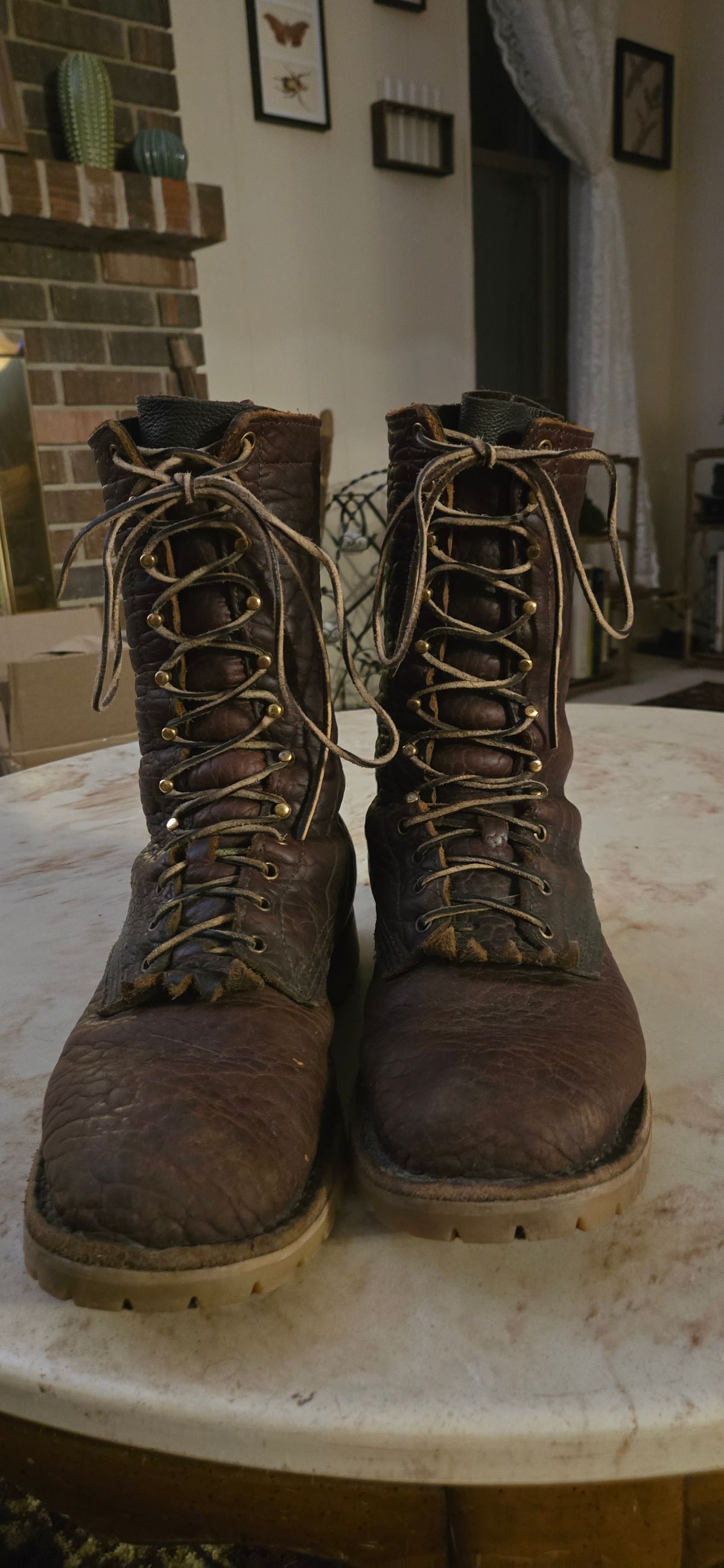 Photo by Cradd710 on October 1, 2025 of the JK Boots O.T. in Bison Smooth.