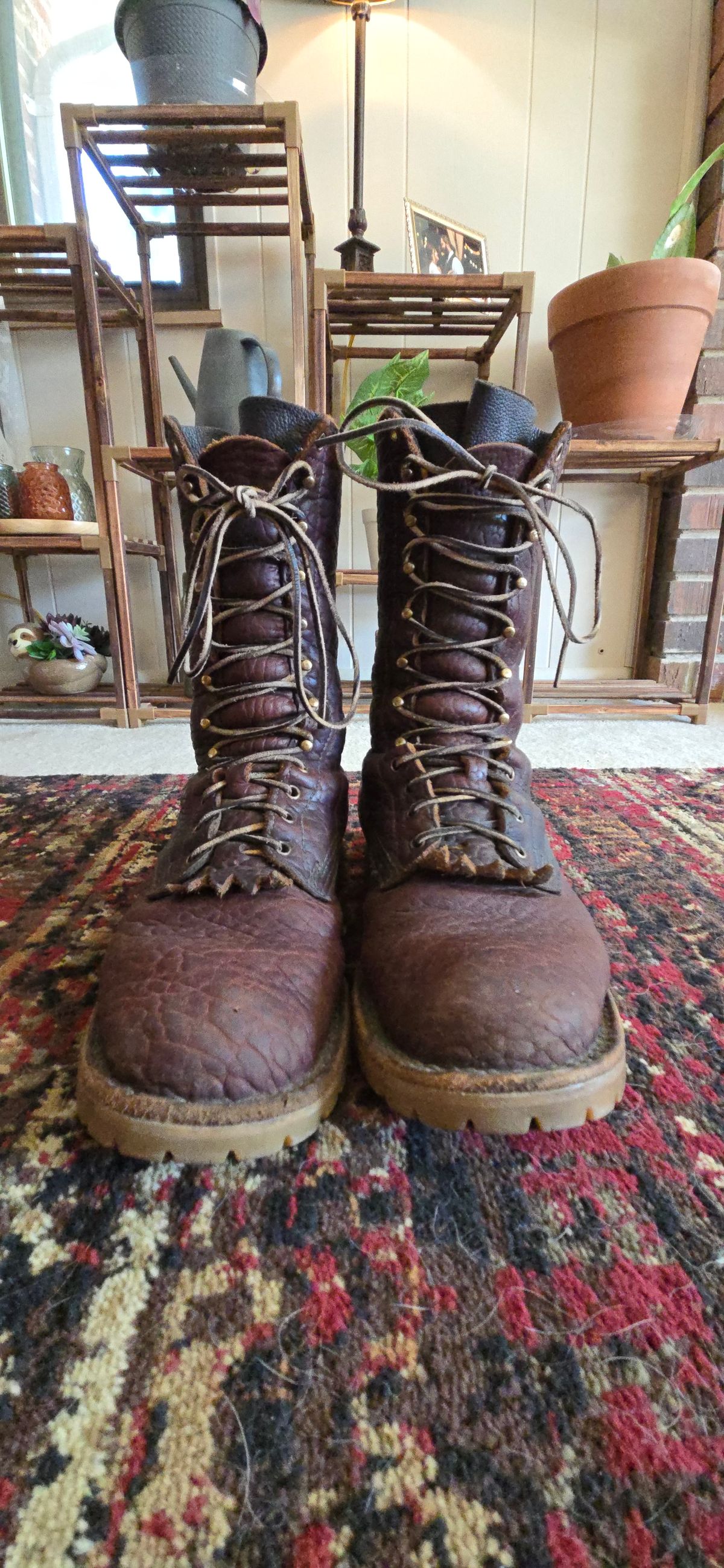 Photo by Cradd710 on October 5, 2025 of the JK Boots O.T. in Bison Smooth.