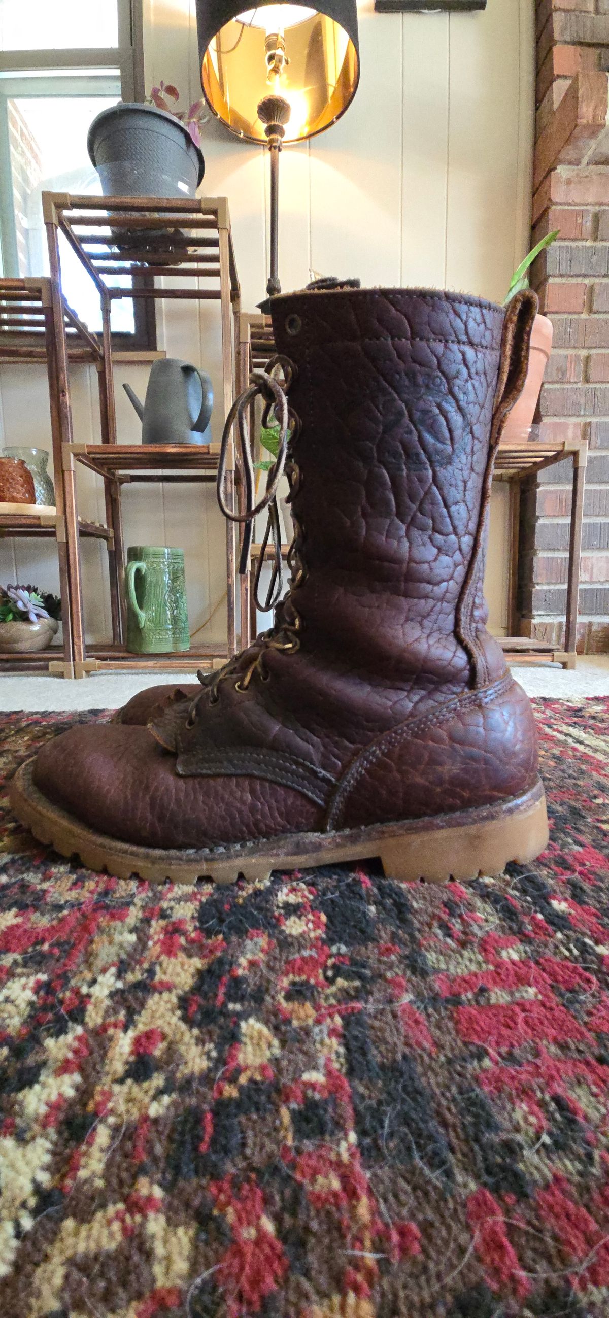 Photo by Cradd710 on October 5, 2025 of the JK Boots O.T. in Bison Smooth.