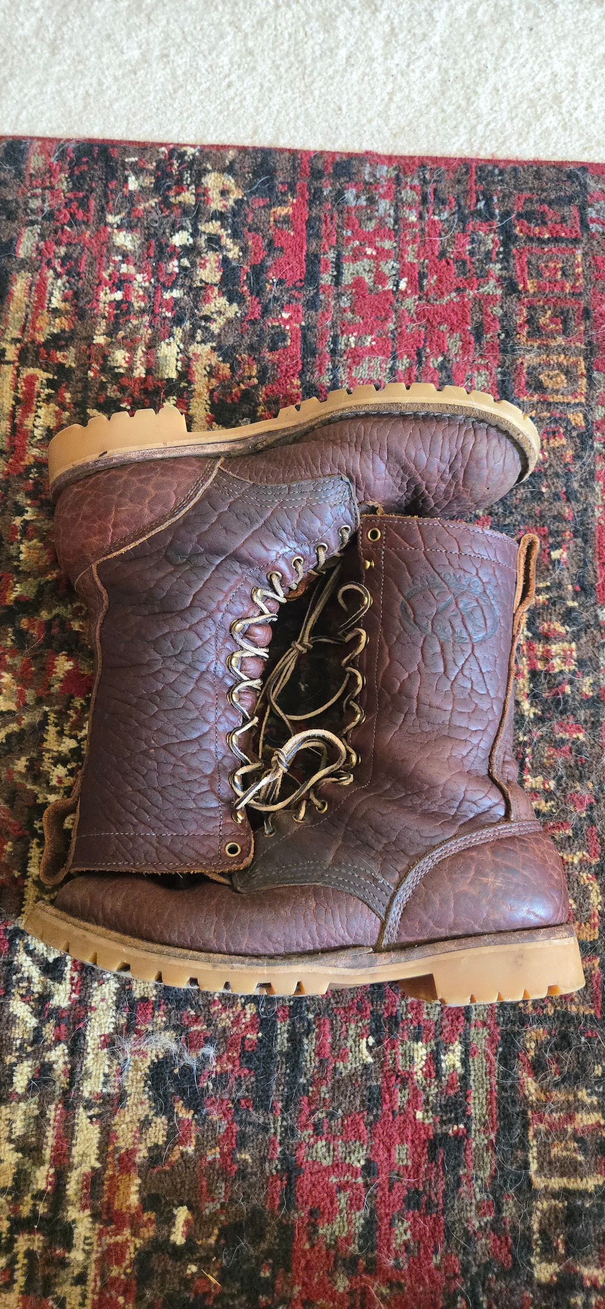 Photo by Cradd710 on October 5, 2025 of the JK Boots O.T. in Bison Smooth.