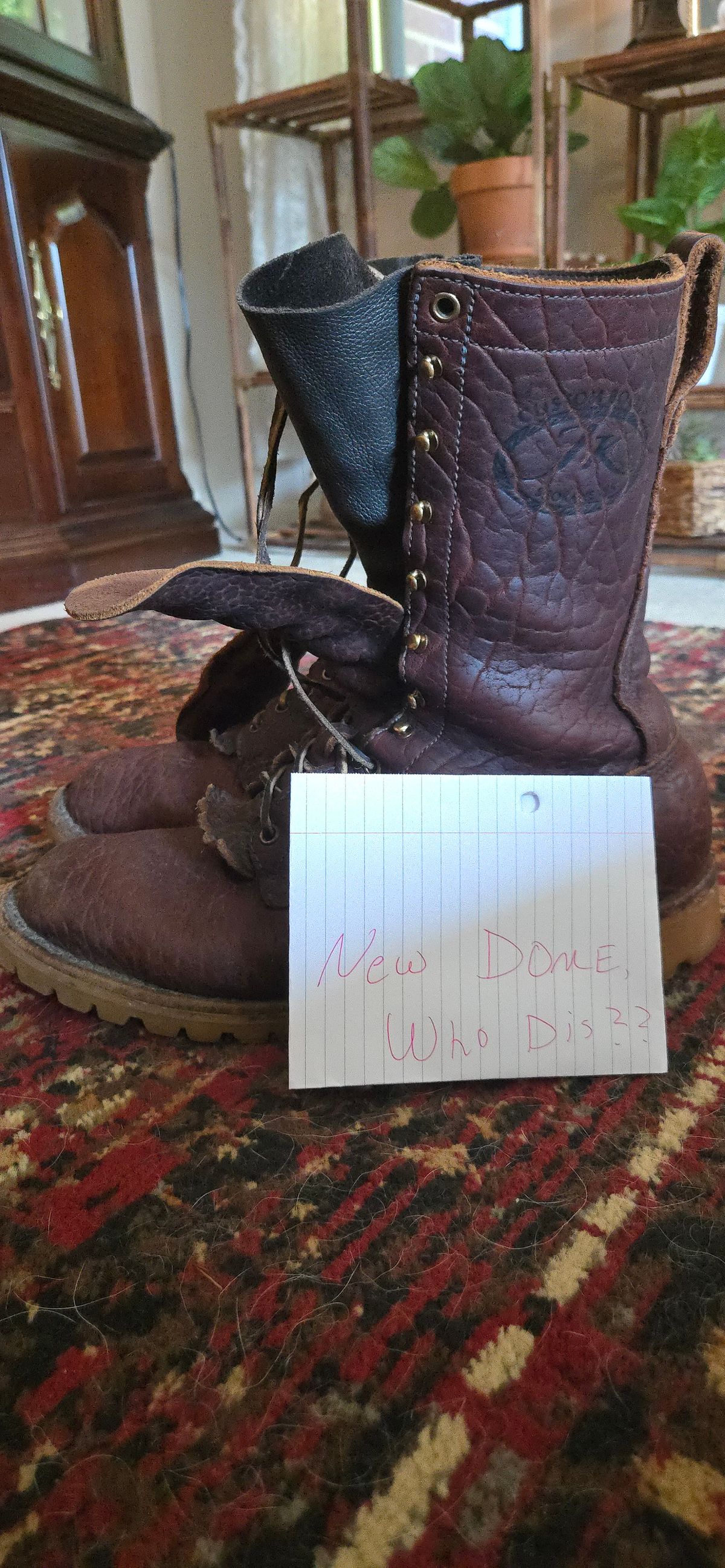 Photo by Cradd710 on October 5, 2025 of the JK Boots O.T. in Bison Smooth.