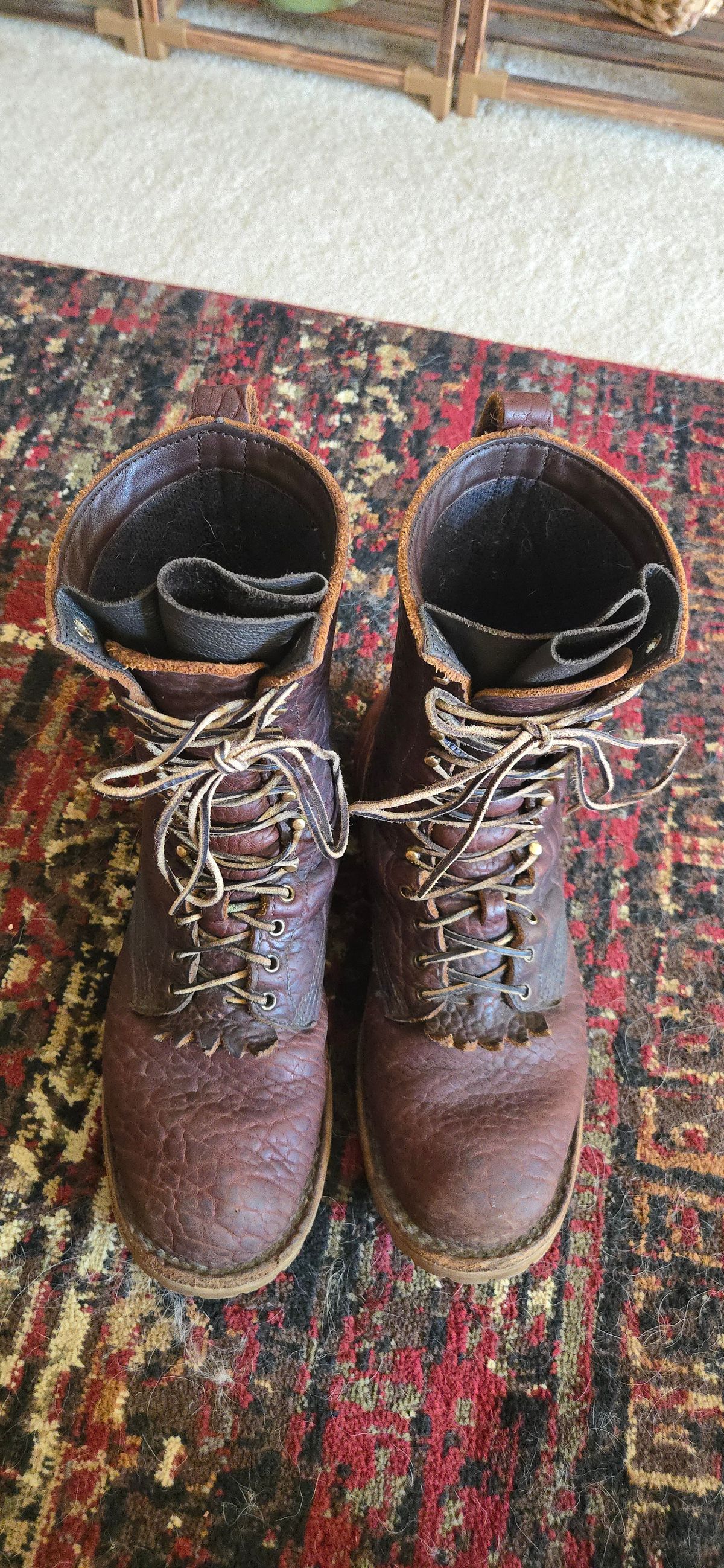 Photo by Cradd710 on October 5, 2025 of the JK Boots O.T. in Bison Smooth.
