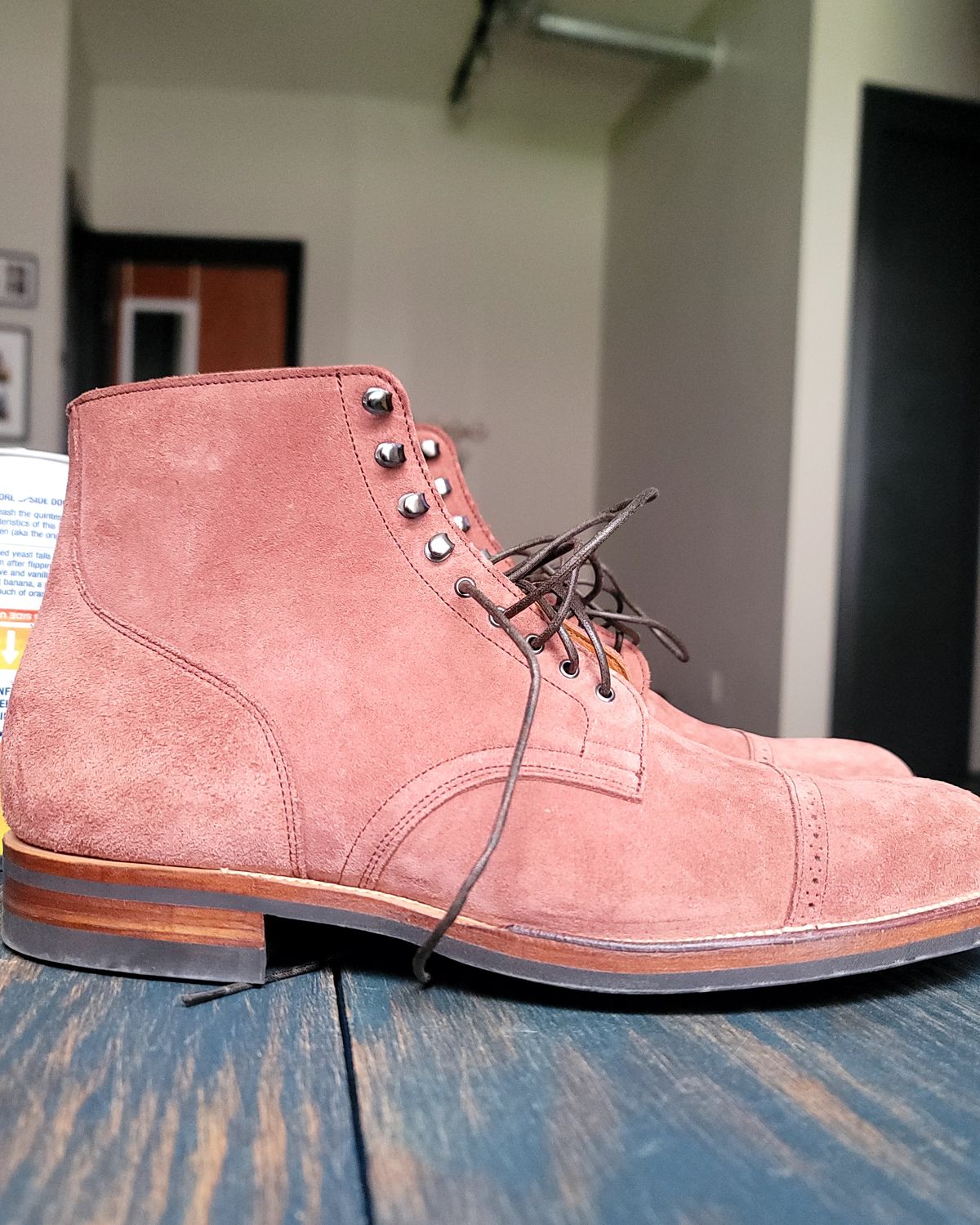 Photo by manuel on April 14, 2023 of the Viberg Service Boot in Unlisted Leather.