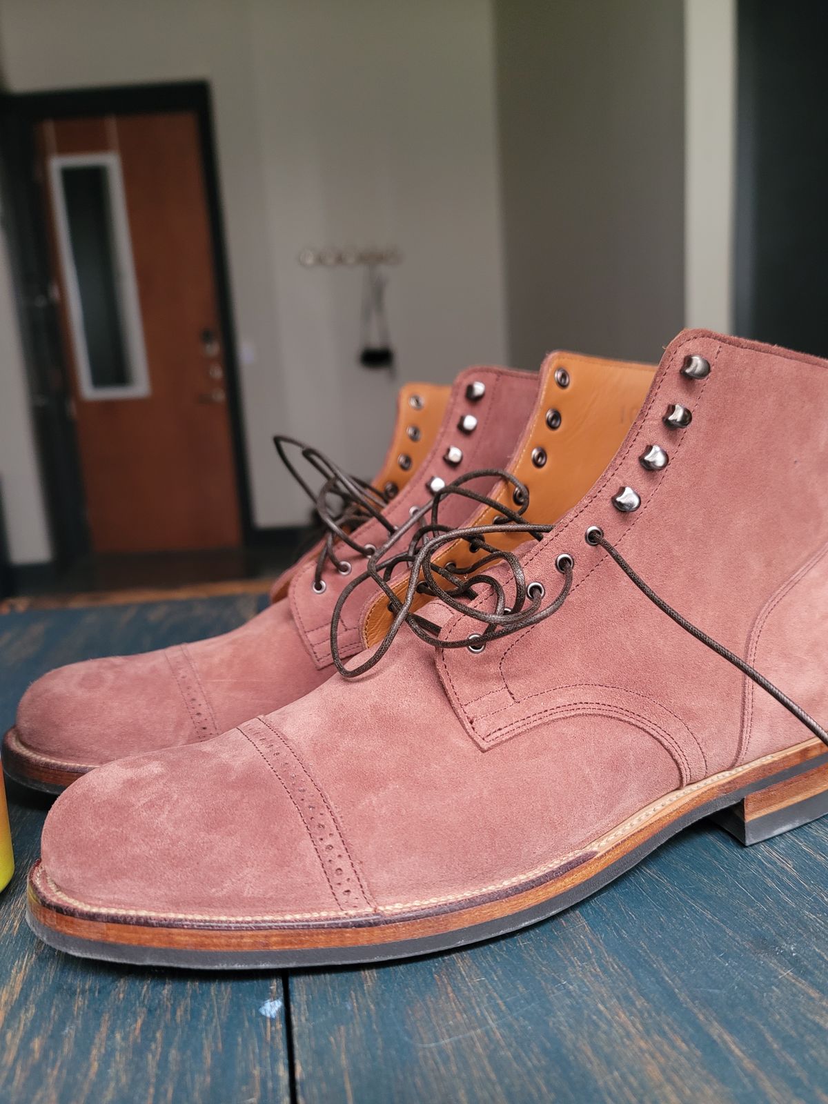 Photo by manuel on April 14, 2023 of the Viberg Service Boot in Unlisted Leather.