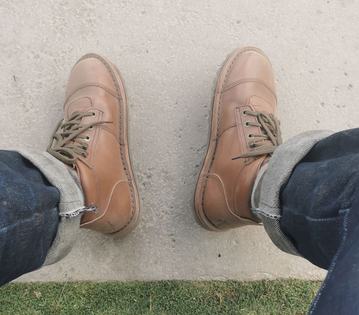 Photo by david on April 7, 2024 of the Jim Green African Ranger Barefoot Boot in Natural Veg Tan.