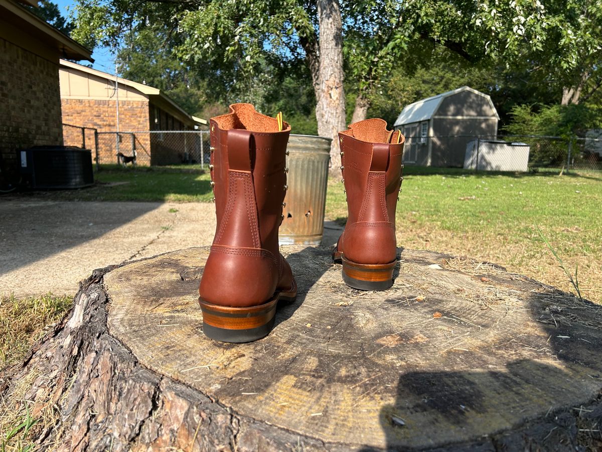 Photo by rudnick on October 1, 2023 of the White's Stockman in Seidel Red Dog Oil Tan.