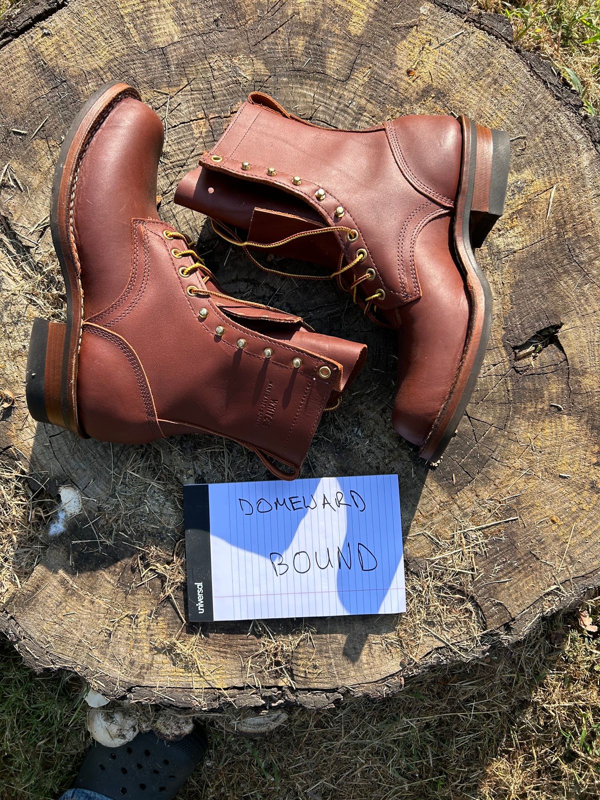 Photo by rudnick on October 1, 2023 of the White's Stockman in Seidel Red Dog Oil Tan.