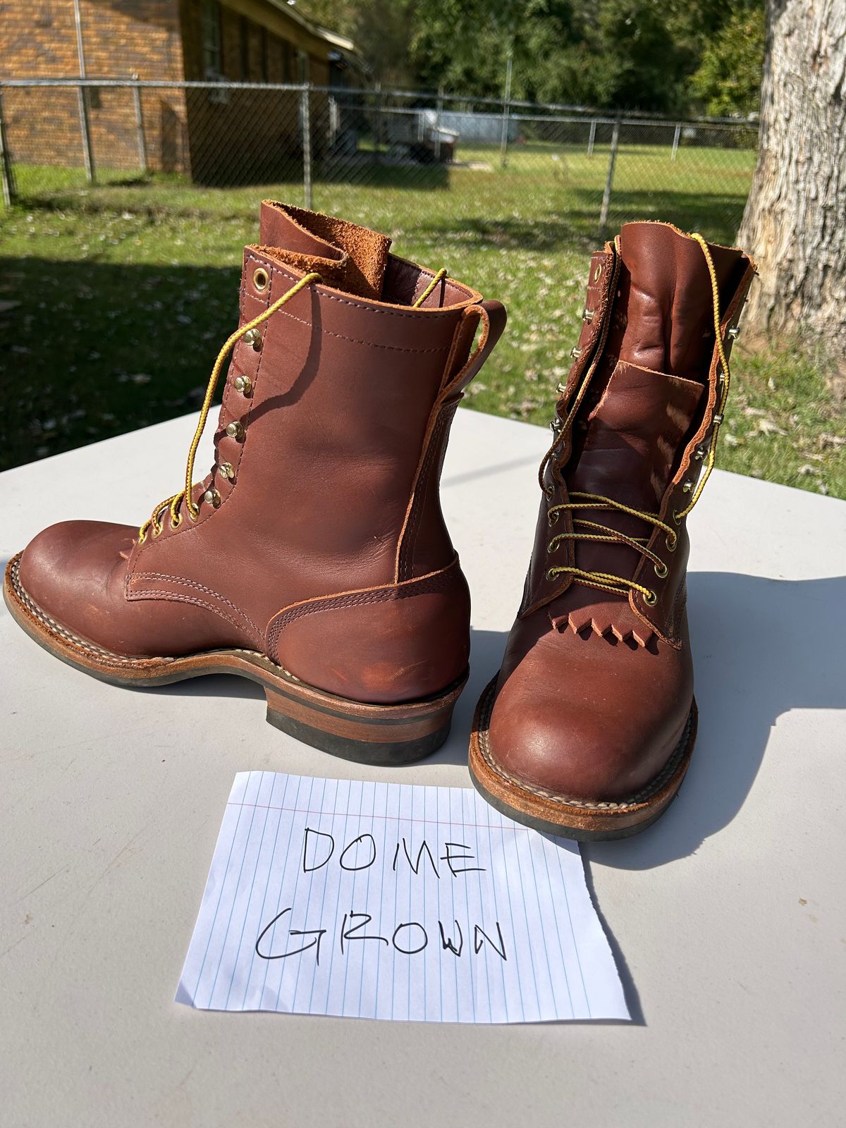 Photo by rudnick on November 5, 2023 of the White's Stockman in Seidel Red Dog Oil Tan.