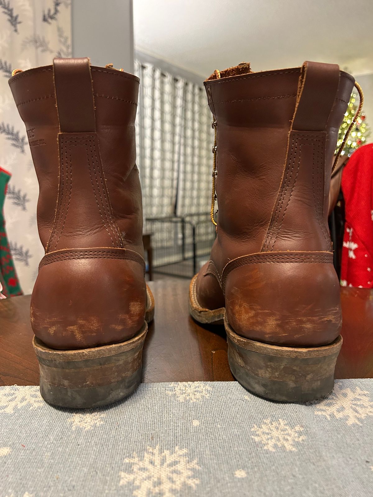 Photo by rudnick on December 5, 2023 of the White's Stockman in Seidel Red Dog Oil Tan.